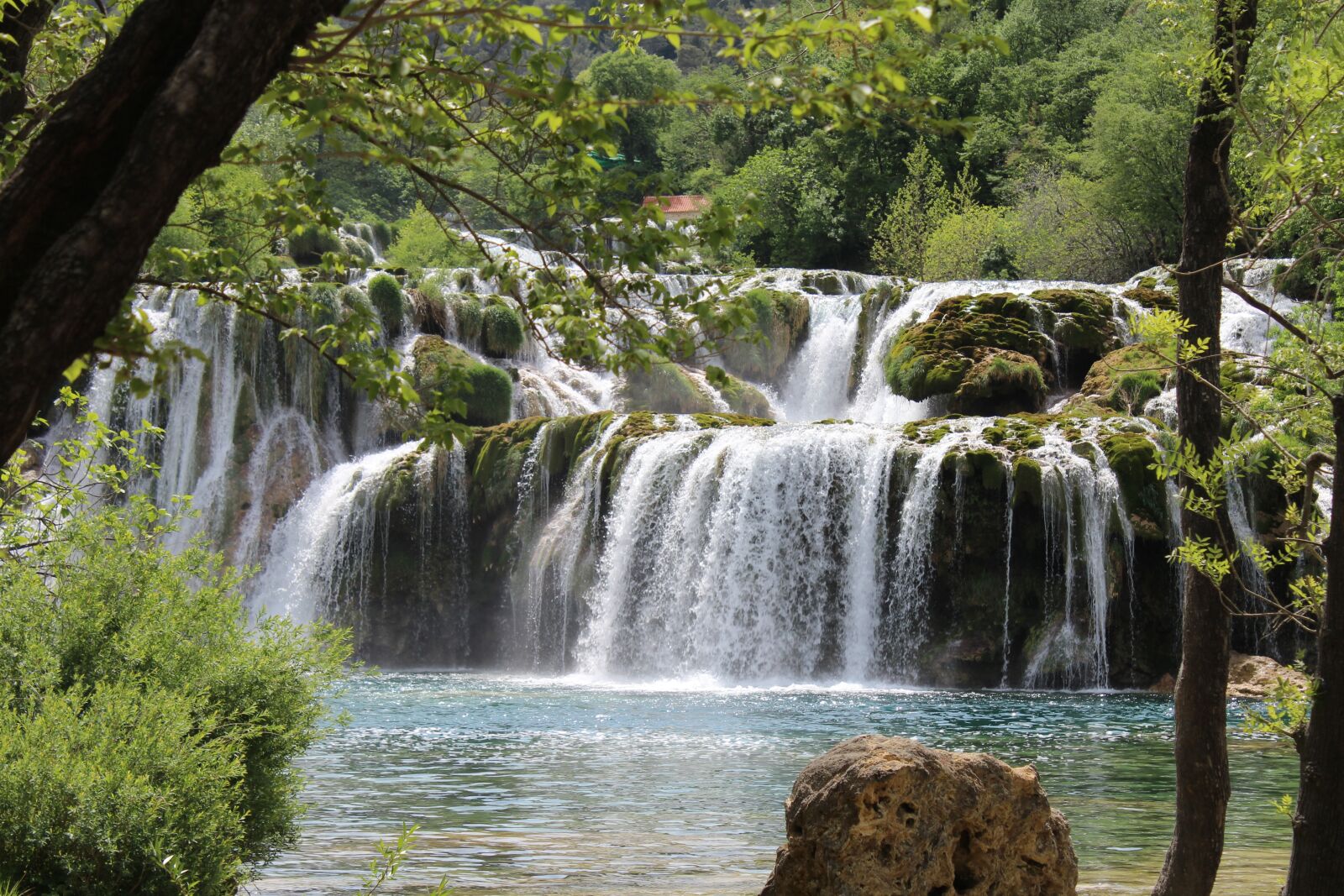 Canon EOS 1200D (EOS Rebel T5 / EOS Kiss X70 / EOS Hi) sample photo. Waterfalls, national park, krka photography