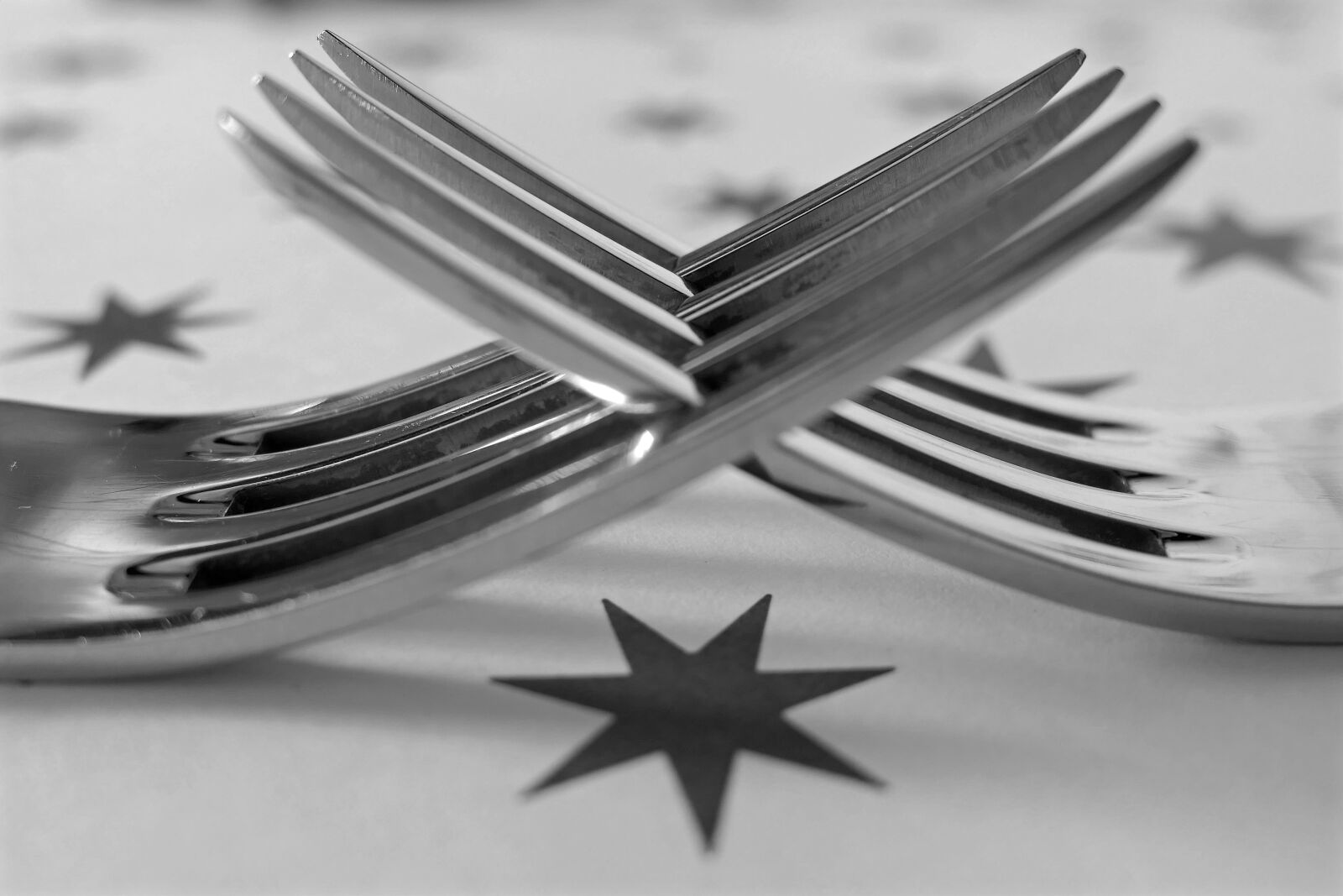 Panasonic Lumix DMC-LX10 (Lumix DMC-LX15) sample photo. Fork, cutlery, metal photography