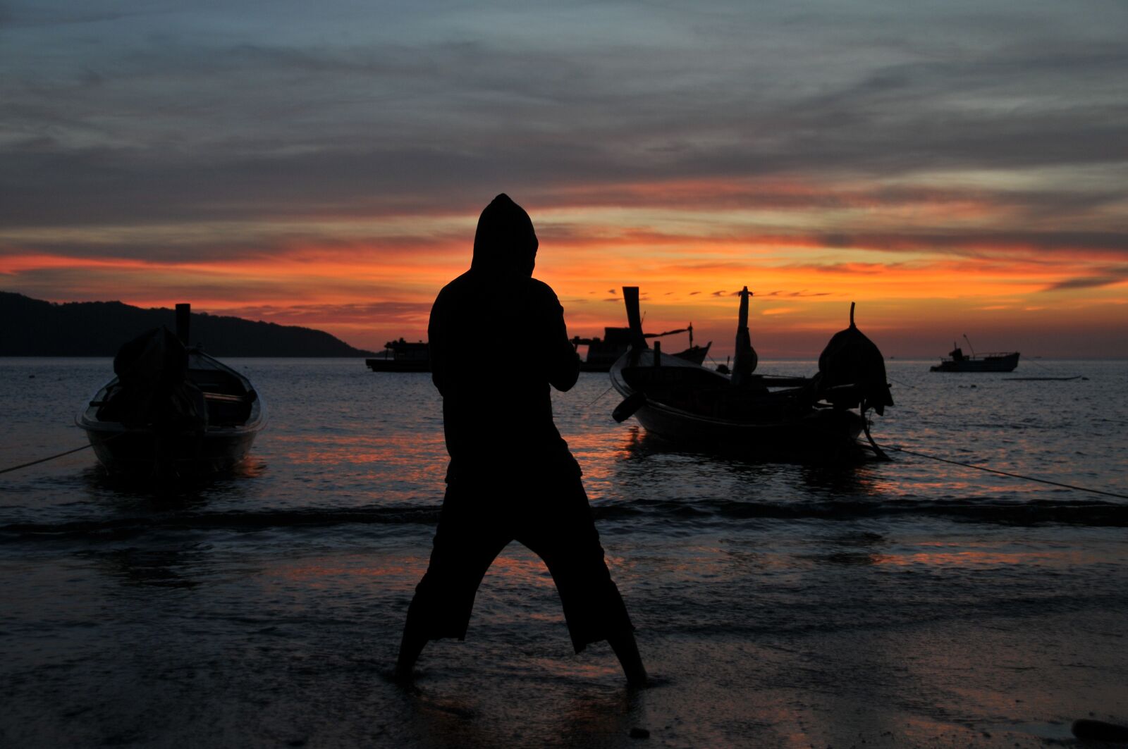 Nikon D300 sample photo. Sunset, thailand photography