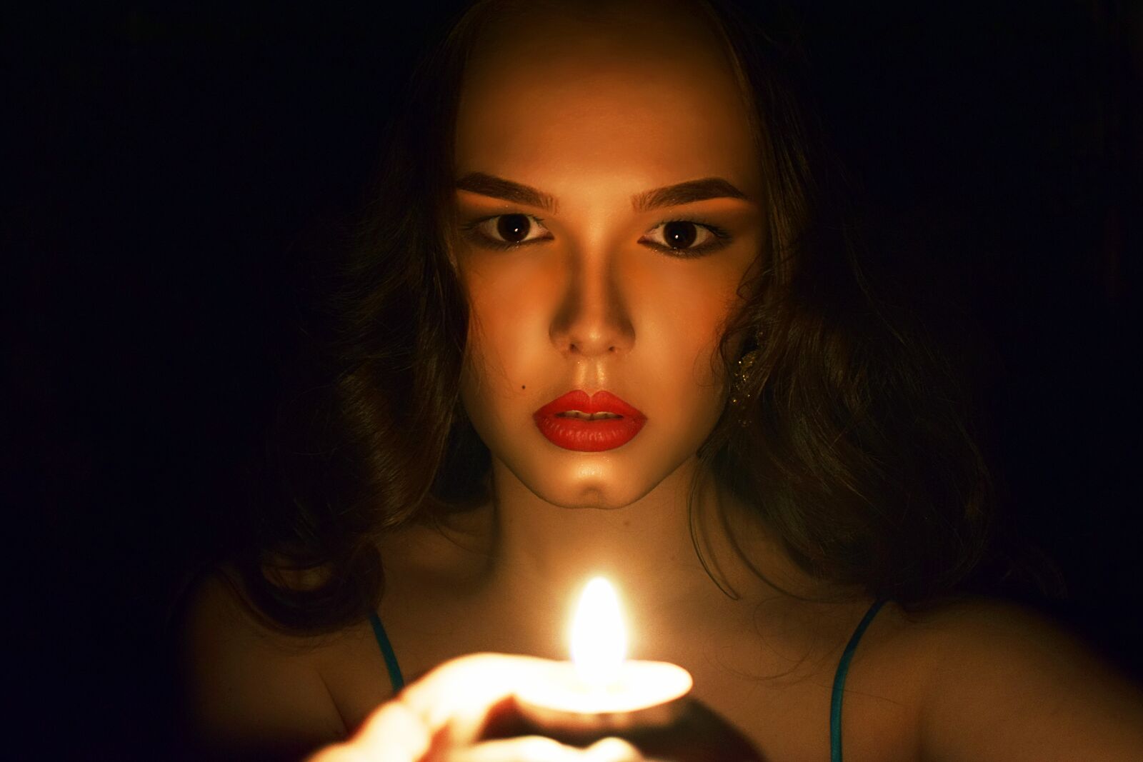 Nikon D5300 sample photo. Magic, fire, candle photography