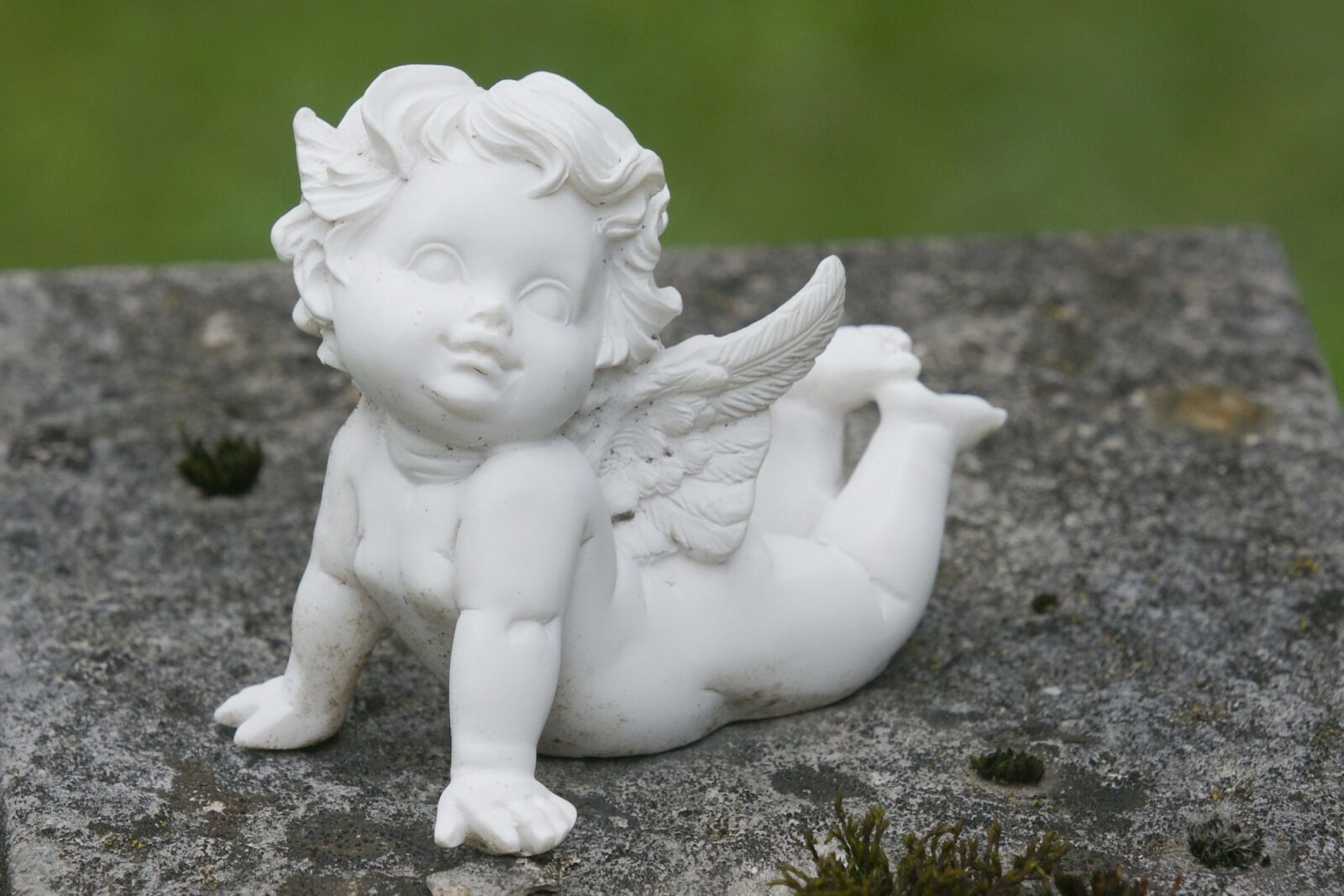 Sony Alpha DSLR-A700 sample photo. Angel, contemplative, figure photography