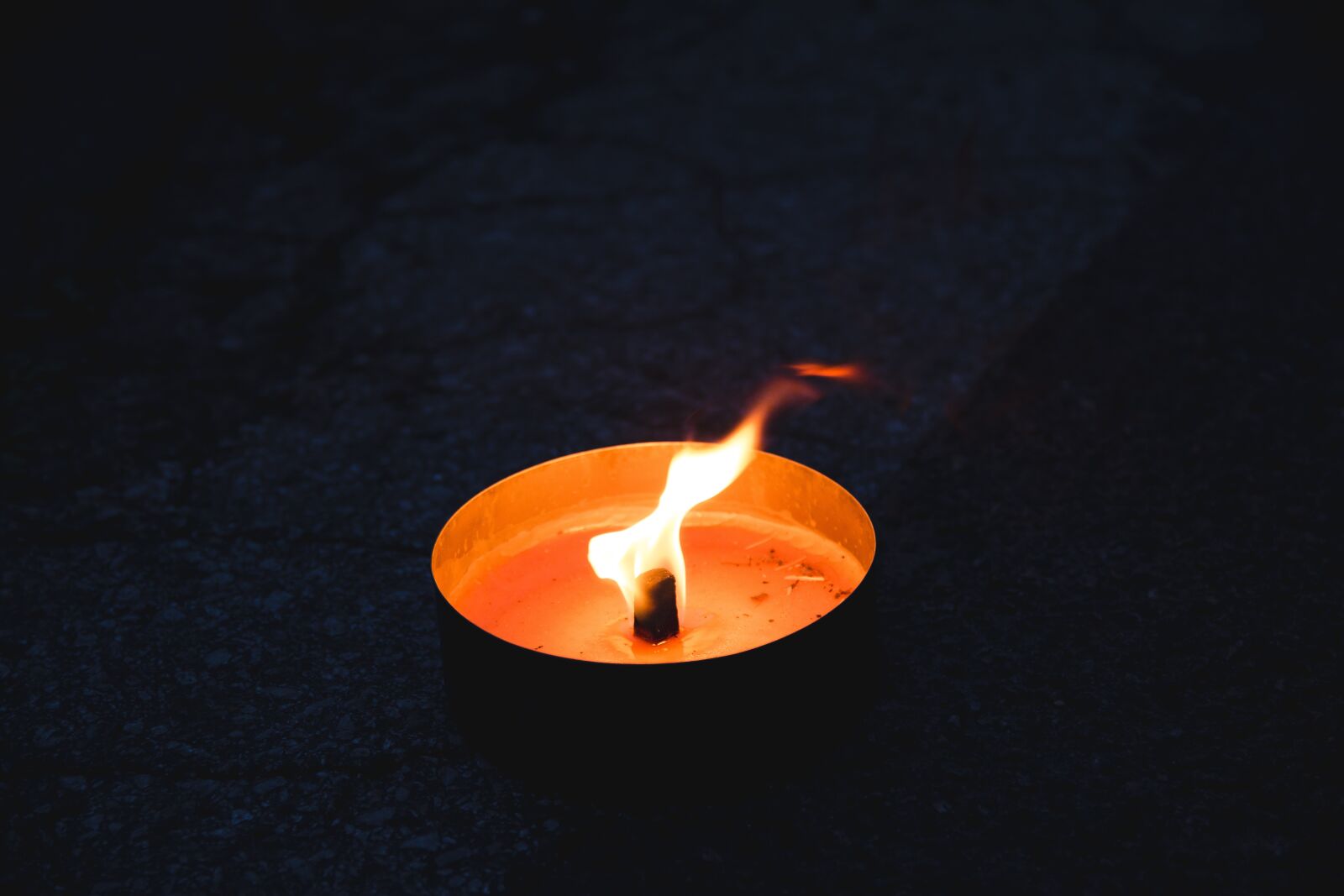Nikon D7100 sample photo. Candle, street, fire photography