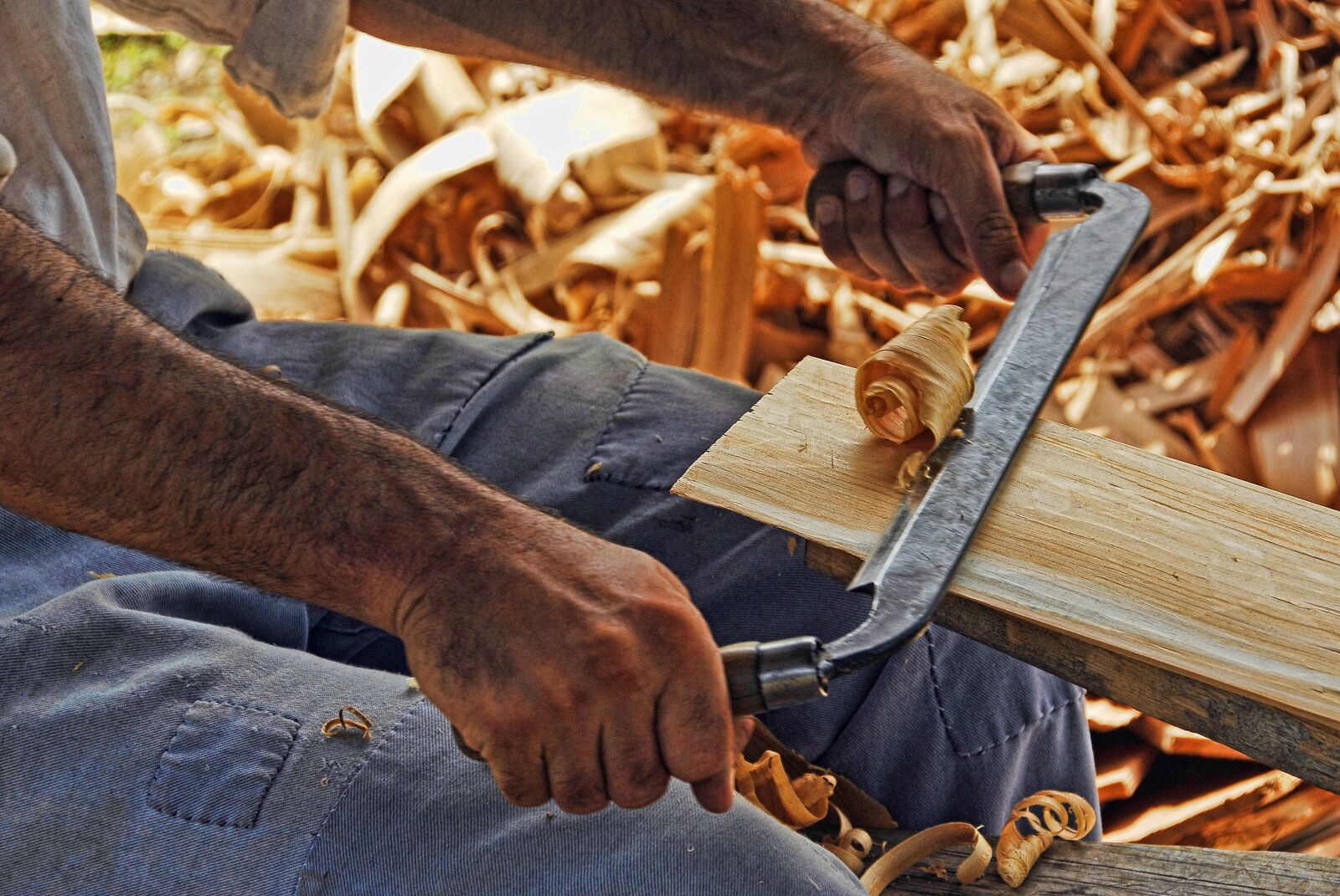 Nikon D200 sample photo. Wood working, plane, carpentry photography