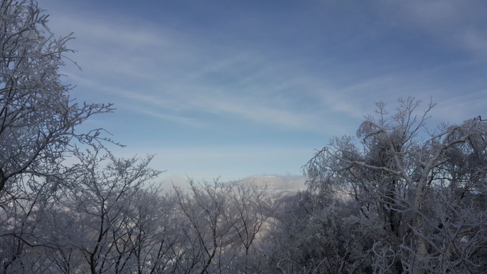 Samsung Galaxy Note5 sample photo. Korea, mountain, taebaeksan, winter photography