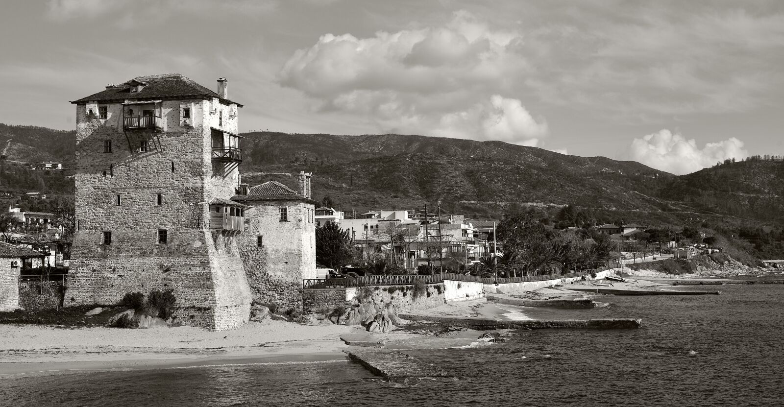 Nikon D610 sample photo. Greece, ouranopolis, athos mountain photography