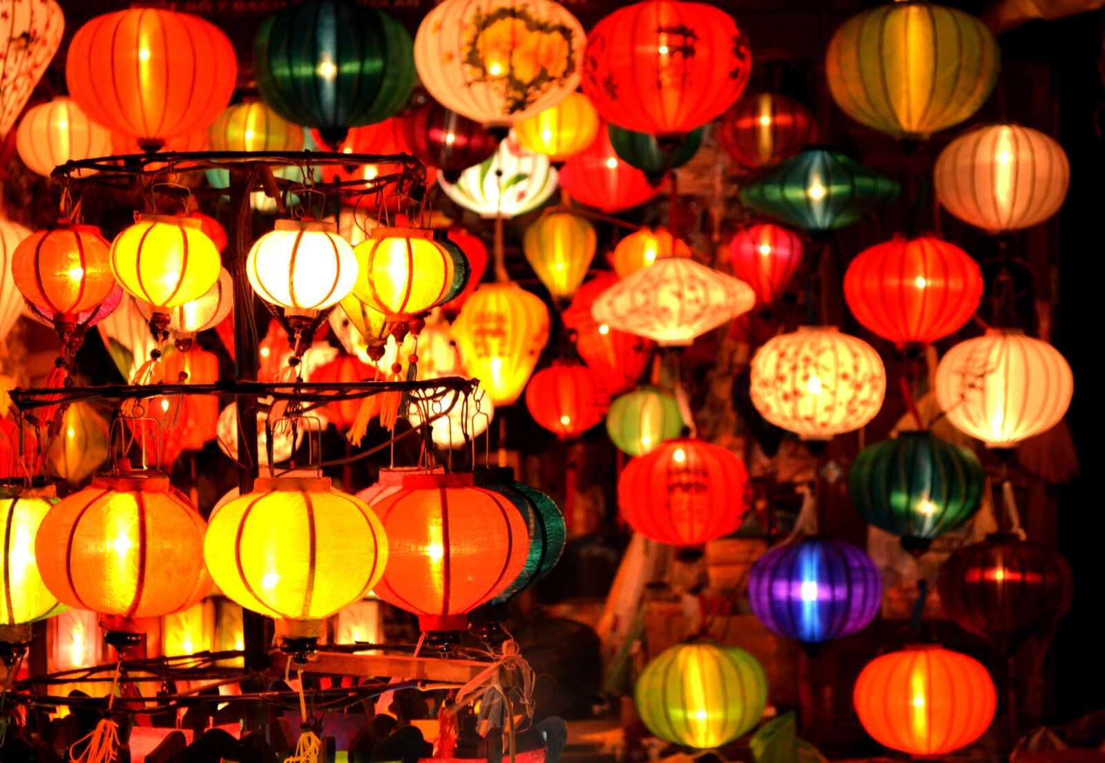Nikon D3100 sample photo. Vietnam, lanterns, hoi an photography