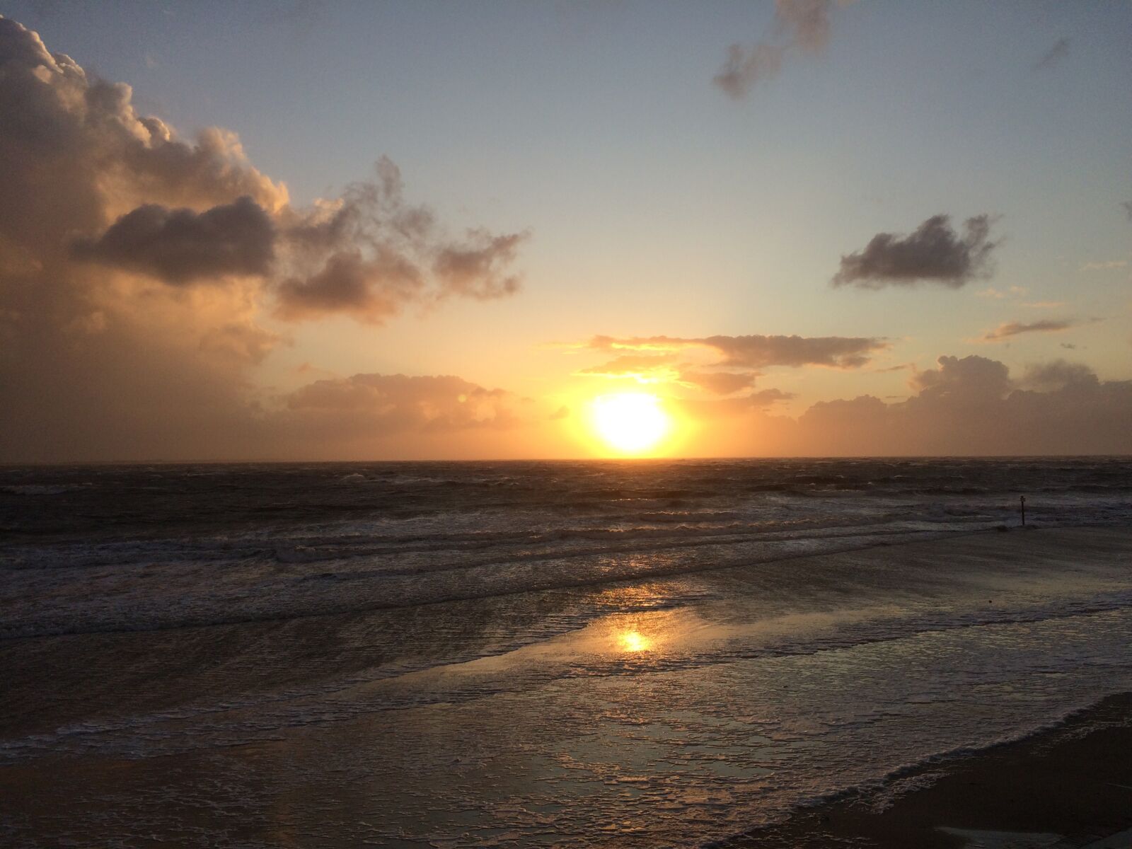 Apple iPhone 5s sample photo. North sea, sunset, island photography