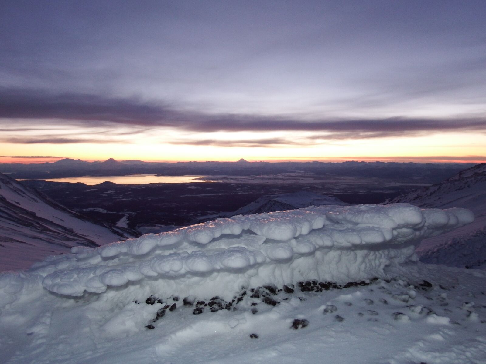 Fujifilm FinePix S1 sample photo. Volcano, mountains, evening photography
