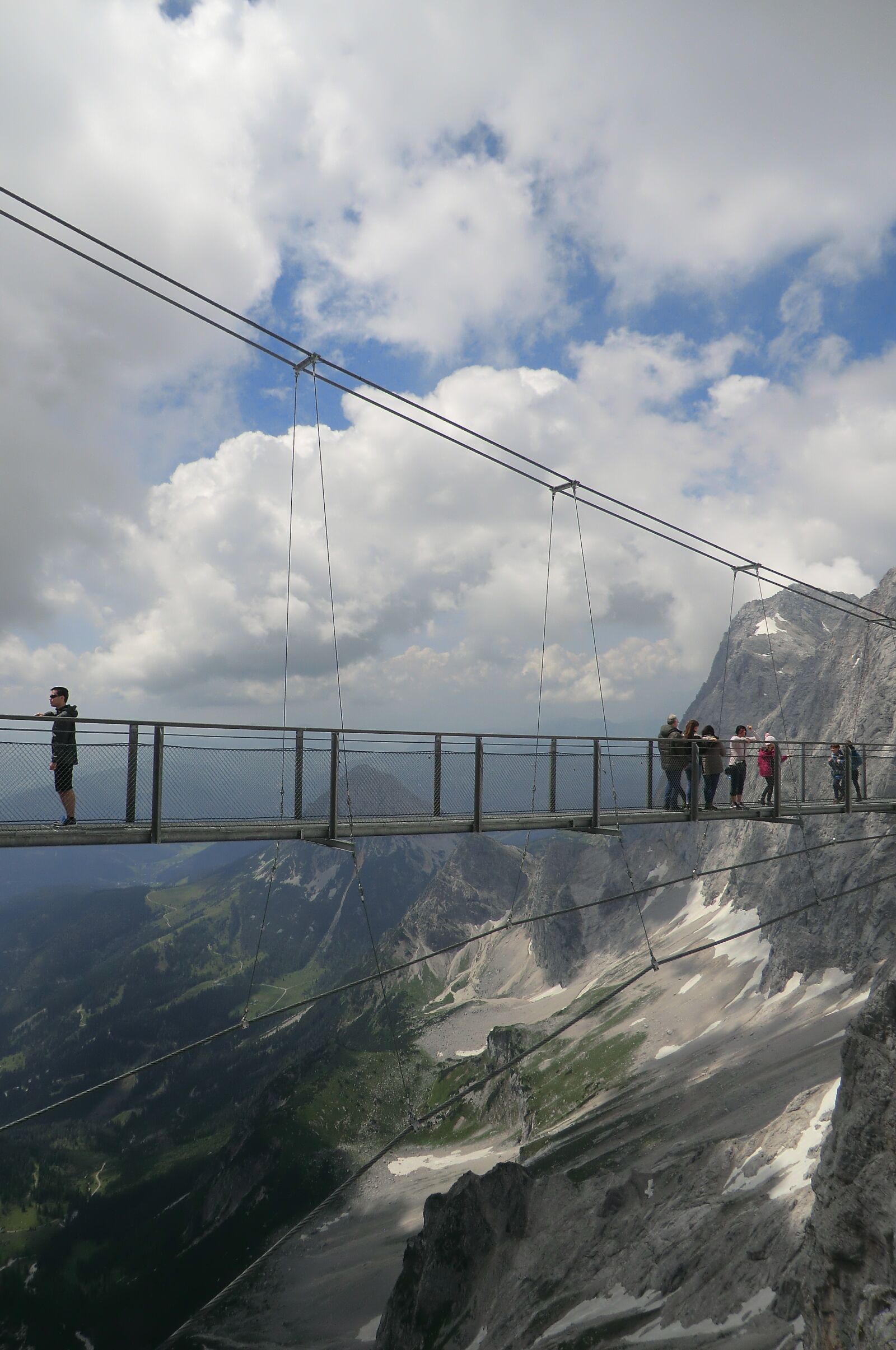 CASIO EX-H5 sample photo. Suspension bridge, austria, dachstein photography