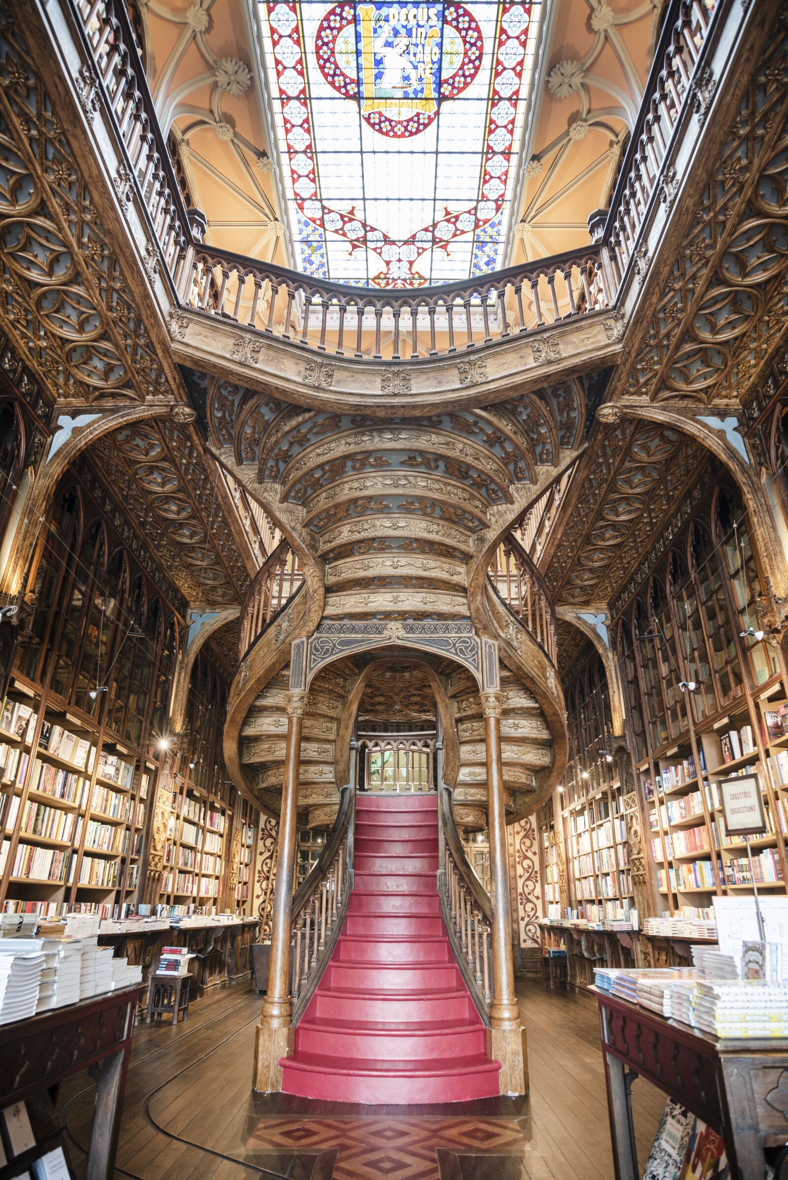 Nikon D750 sample photo. Porto, the livraria lello photography