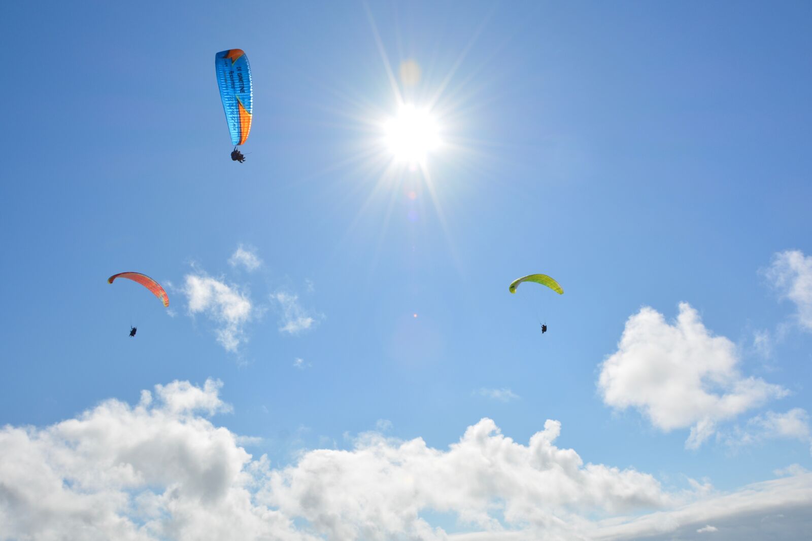 Nikon D5200 sample photo. Sun, blue sky, white photography