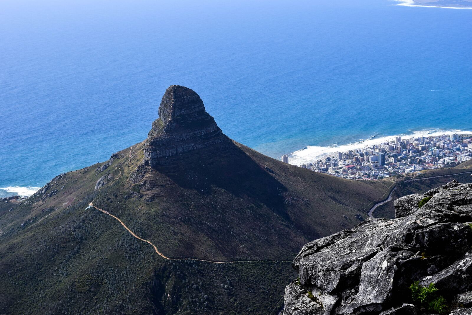 Nikon D5500 sample photo. Aerial from table mountain photography