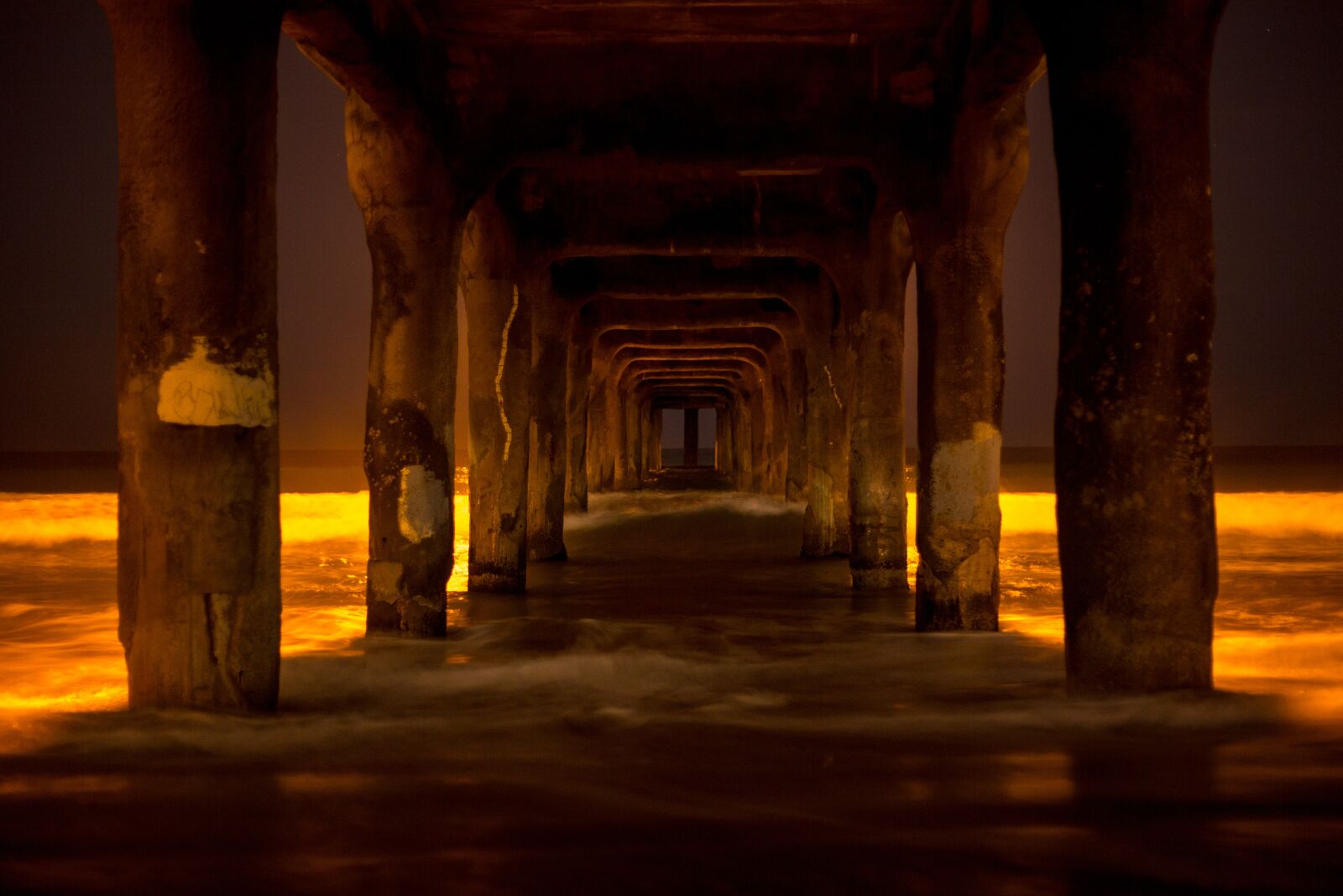 Canon EF 50mm F1.8 II sample photo. Manhattan pier, night, waterfront photography