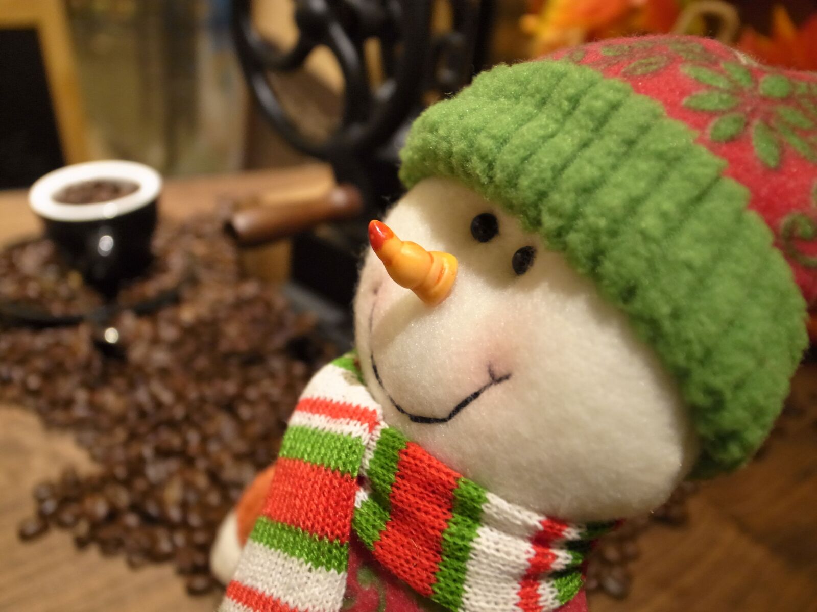Ricoh GR DIGITAL 4 sample photo. Winter, doll, snowman photography
