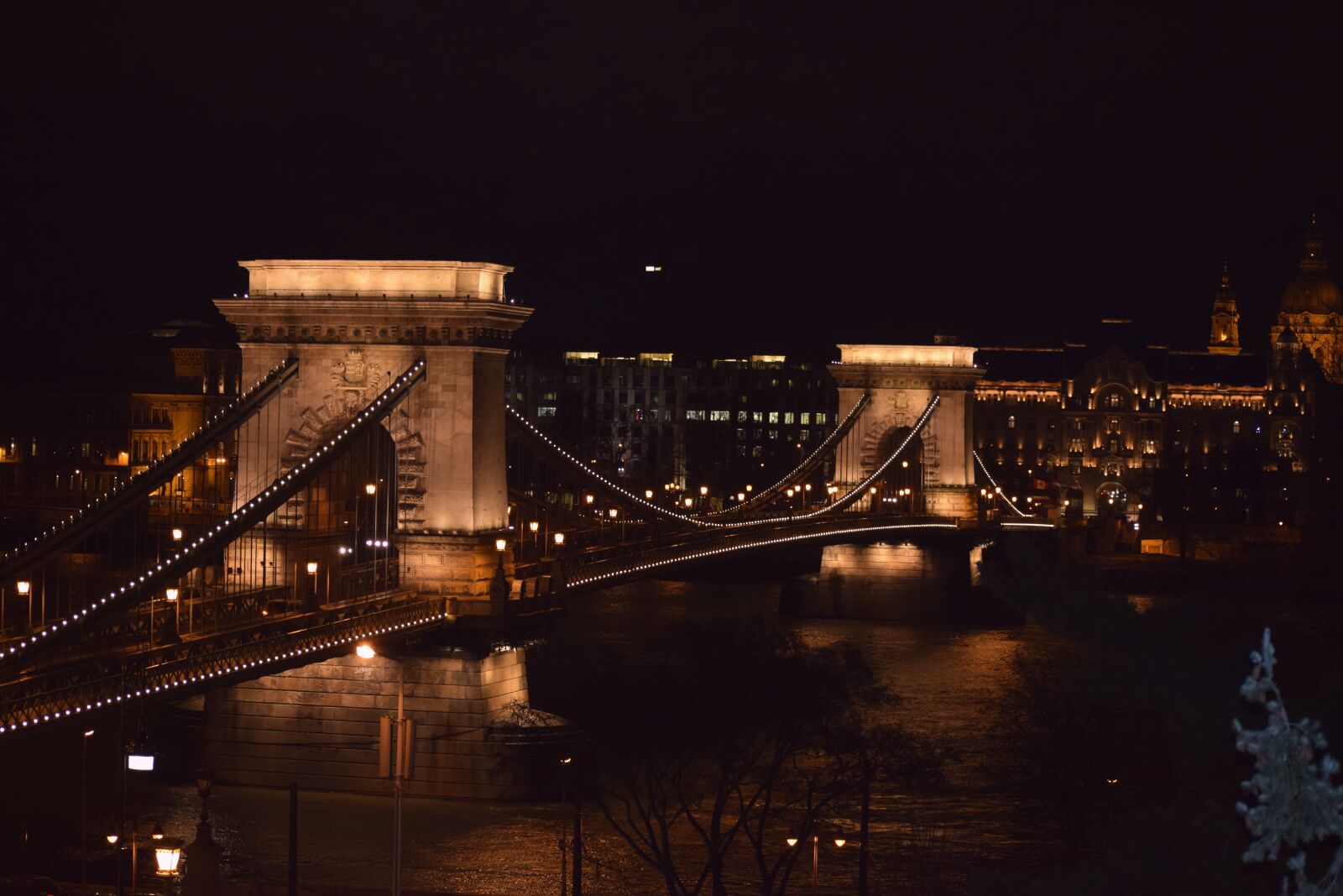 Nikon D3300 sample photo. Budapest, bridge, chain bridge photography