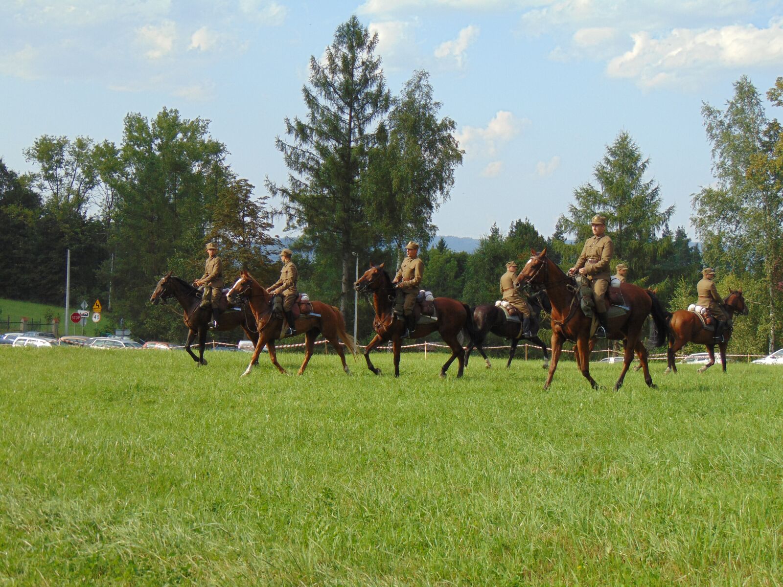 Sony Cyber-shot DSC-H300 sample photo. Cavalry, ulan, the military photography