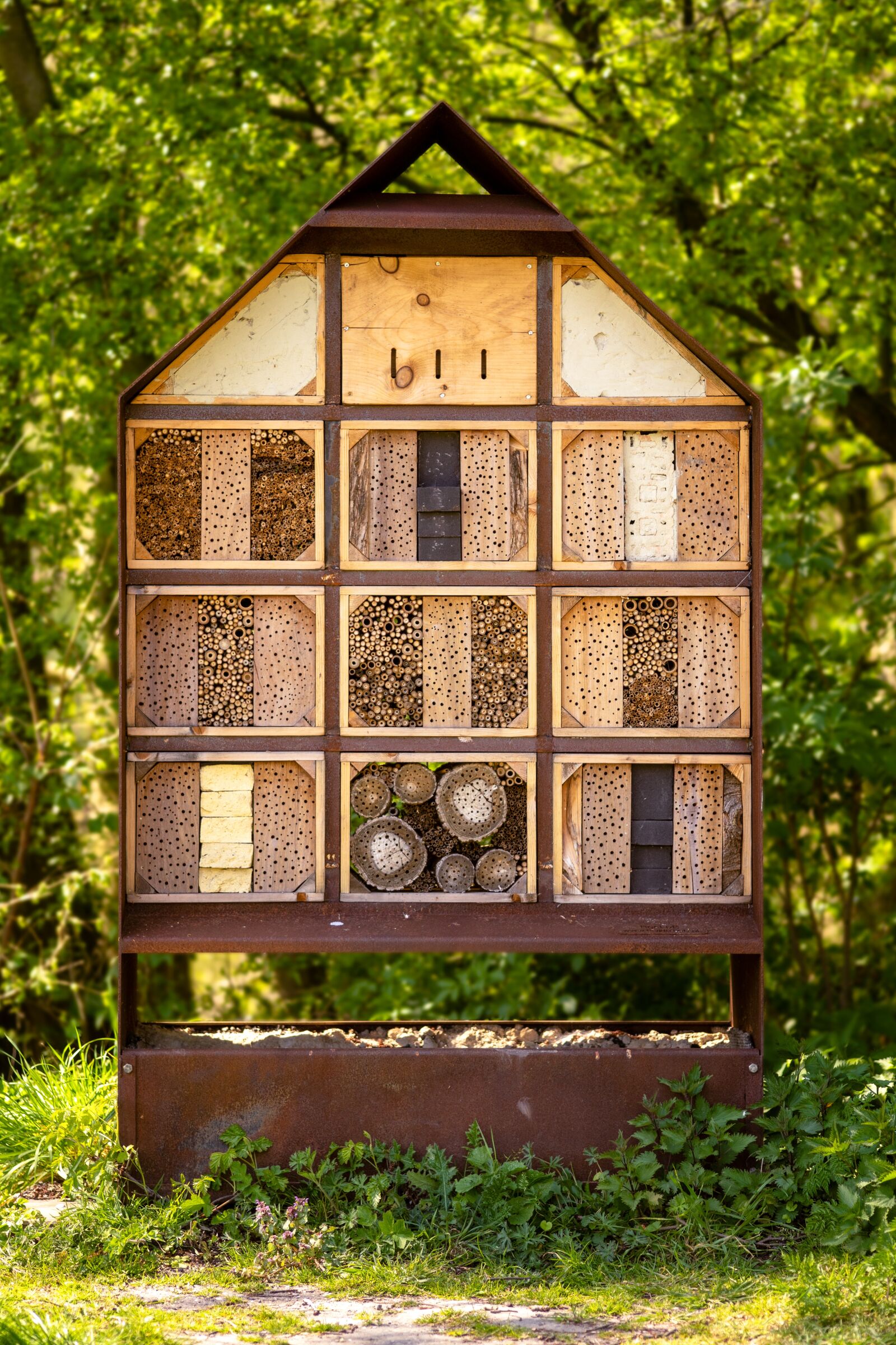 Sony a7 sample photo. Insects hotel, insects, hotel photography