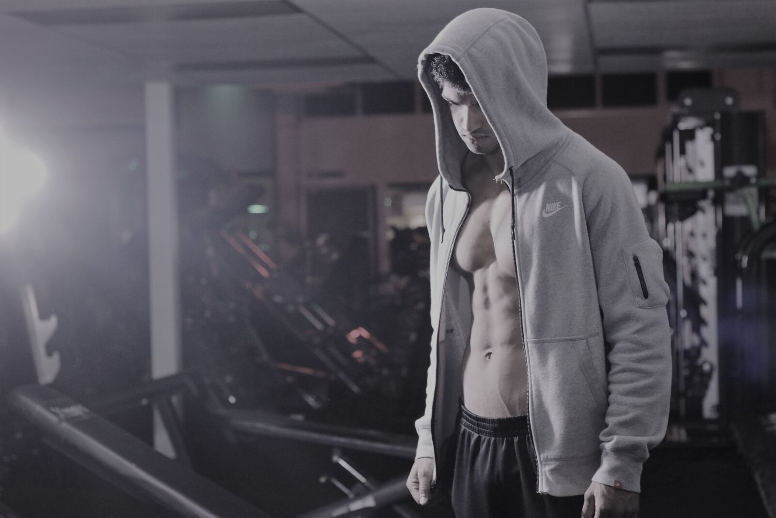 Canon EOS 70D + Canon EF 50mm F1.8 II sample photo. Abs, model, hoody photography