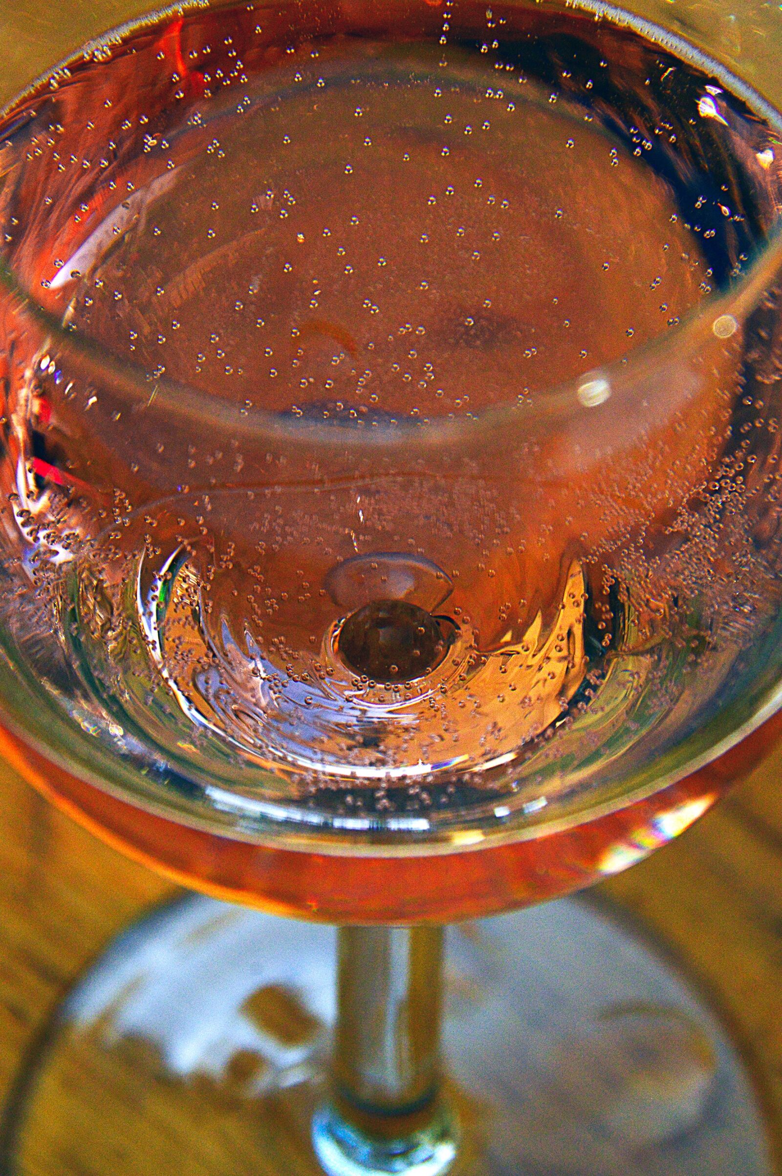 Nikon D3200 sample photo. Wine, spritzer, glass photography