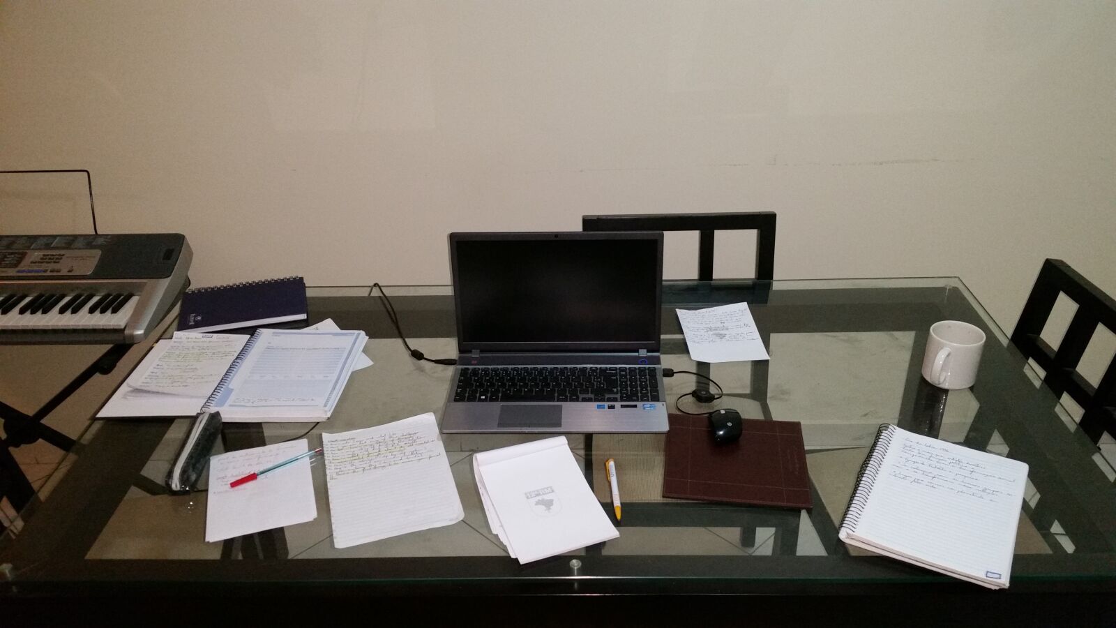 Samsung Galaxy S5 sample photo. Table, notebook, laptop photography