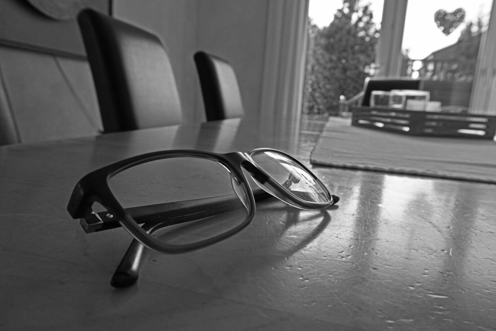 Sony a6000 sample photo. Glasses, black, white photography
