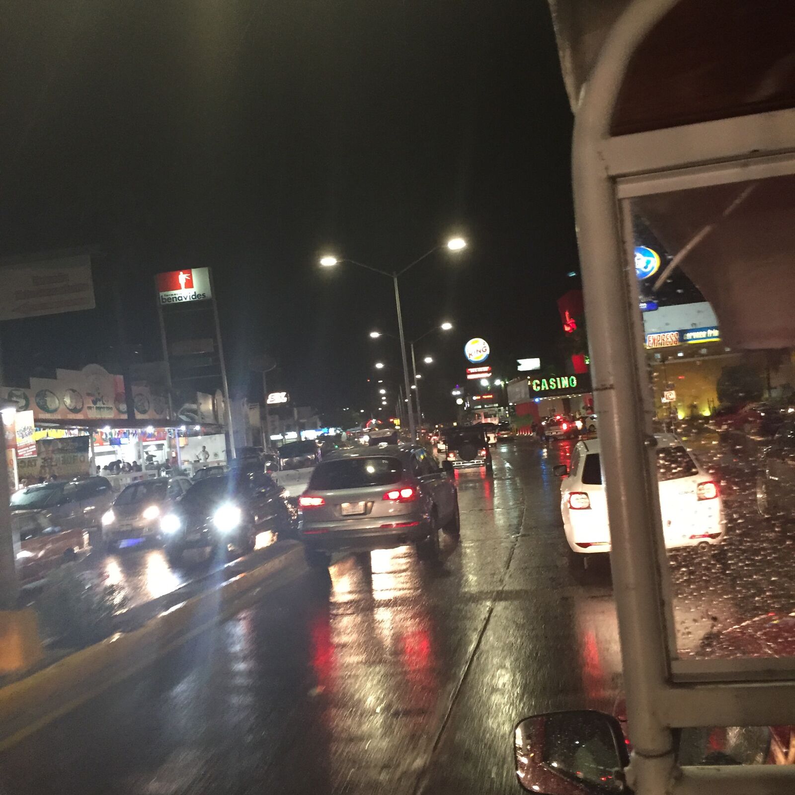 Apple iPhone 6 sample photo. City, night, rainy, street photography