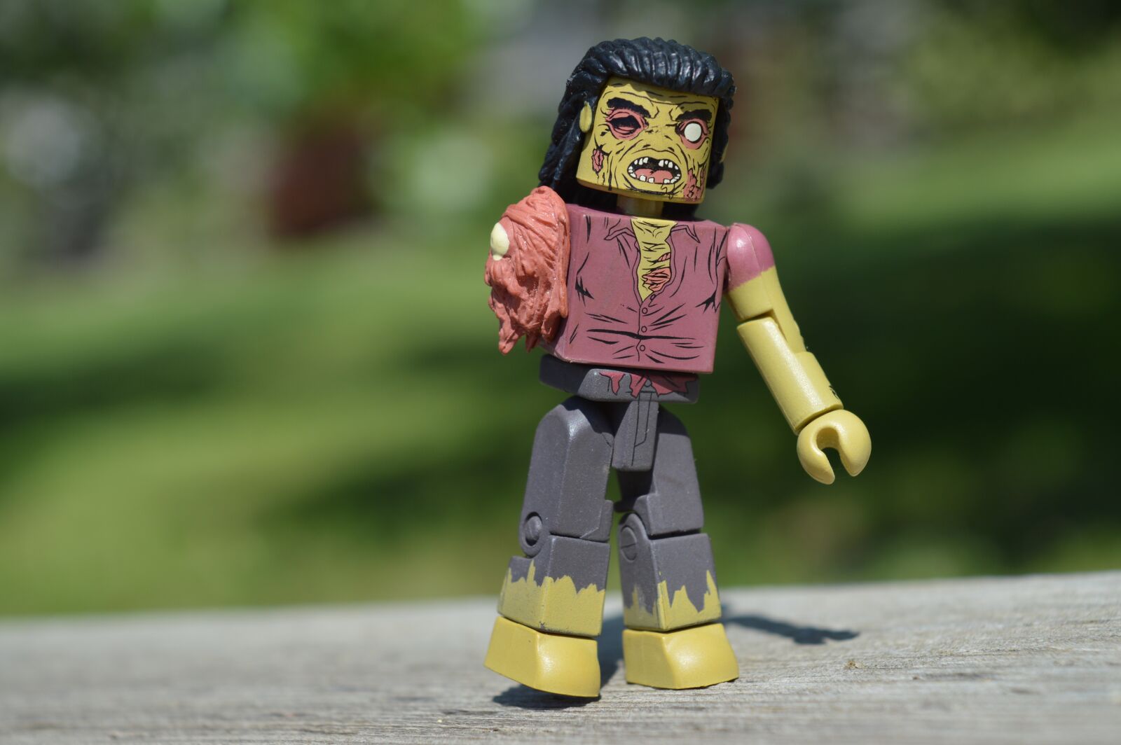 Nikon D3200 sample photo. Zombie, toy, action figure photography