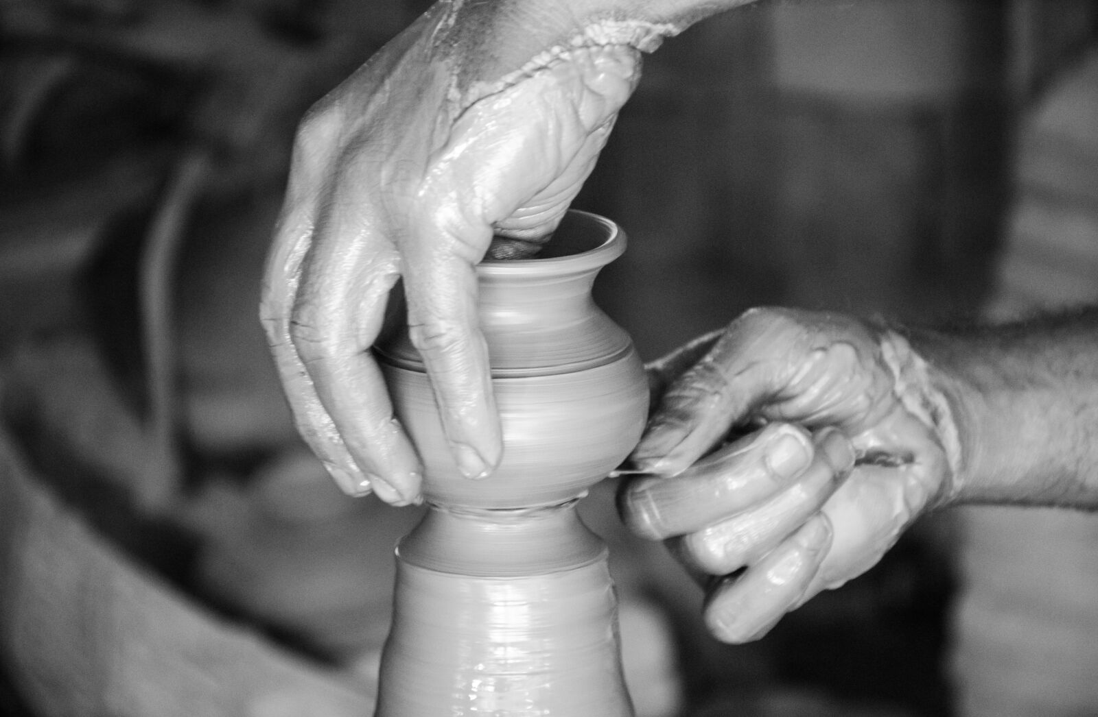 Nikon D7000 sample photo. Make, soil, pot photography