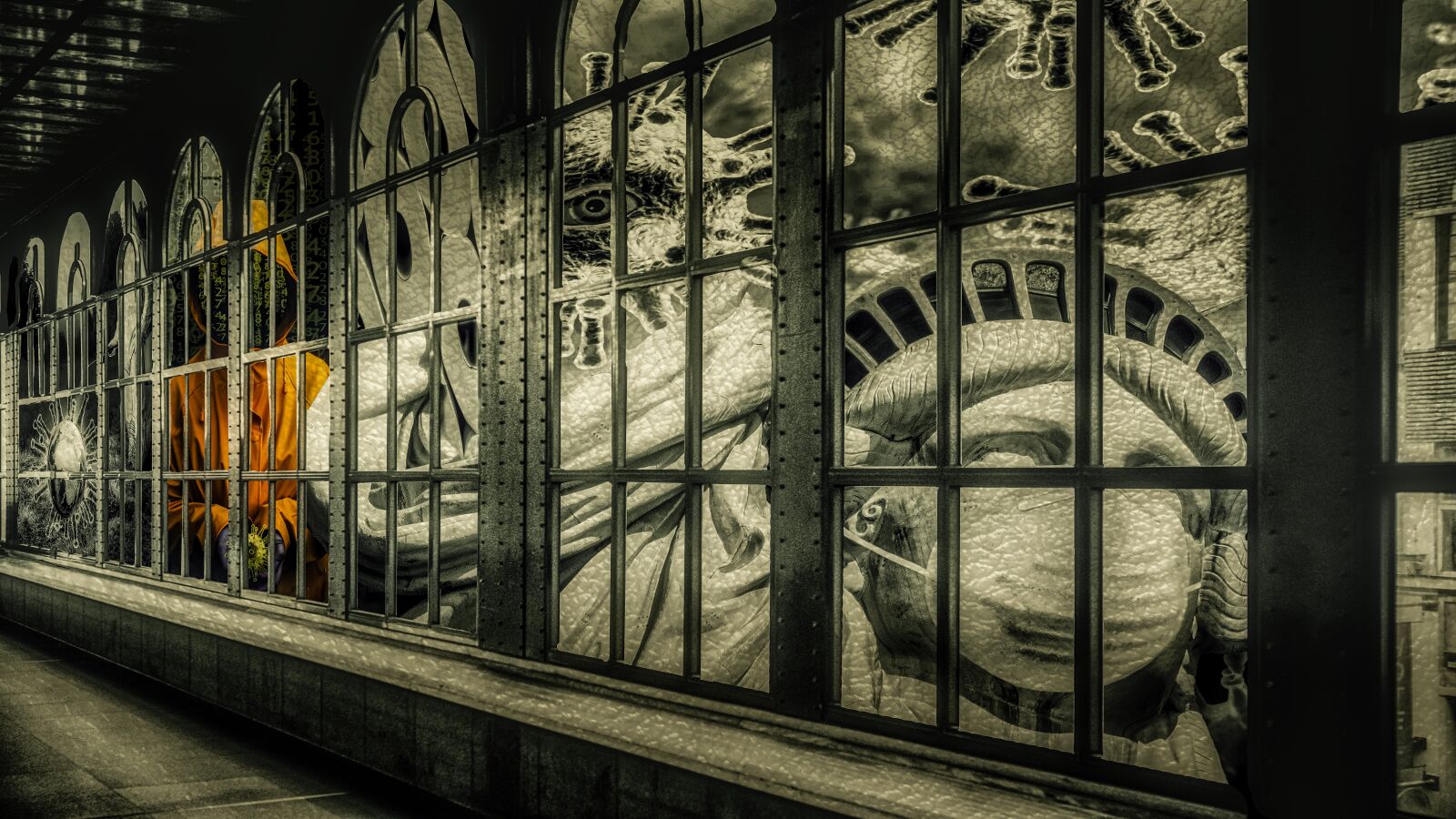 Nikon D850 sample photo. Covid, window, lockdown photography