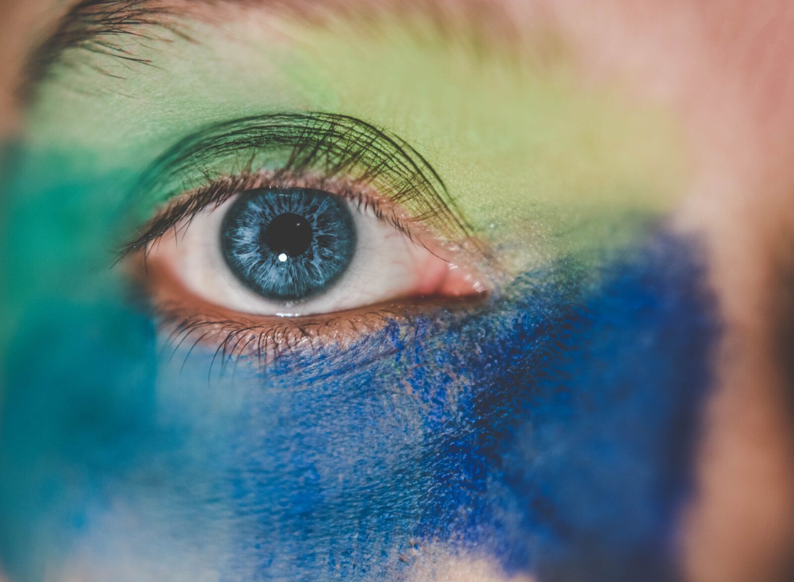 Nikon D5200 sample photo. Eye, colorful, watercolor photography