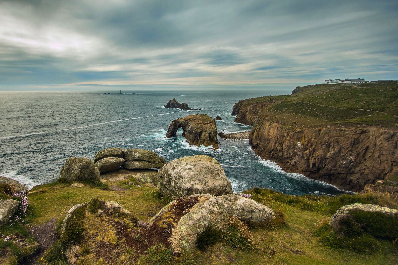 Canon EOS 60D sample photo. Land's end, cornwall, ocean photography