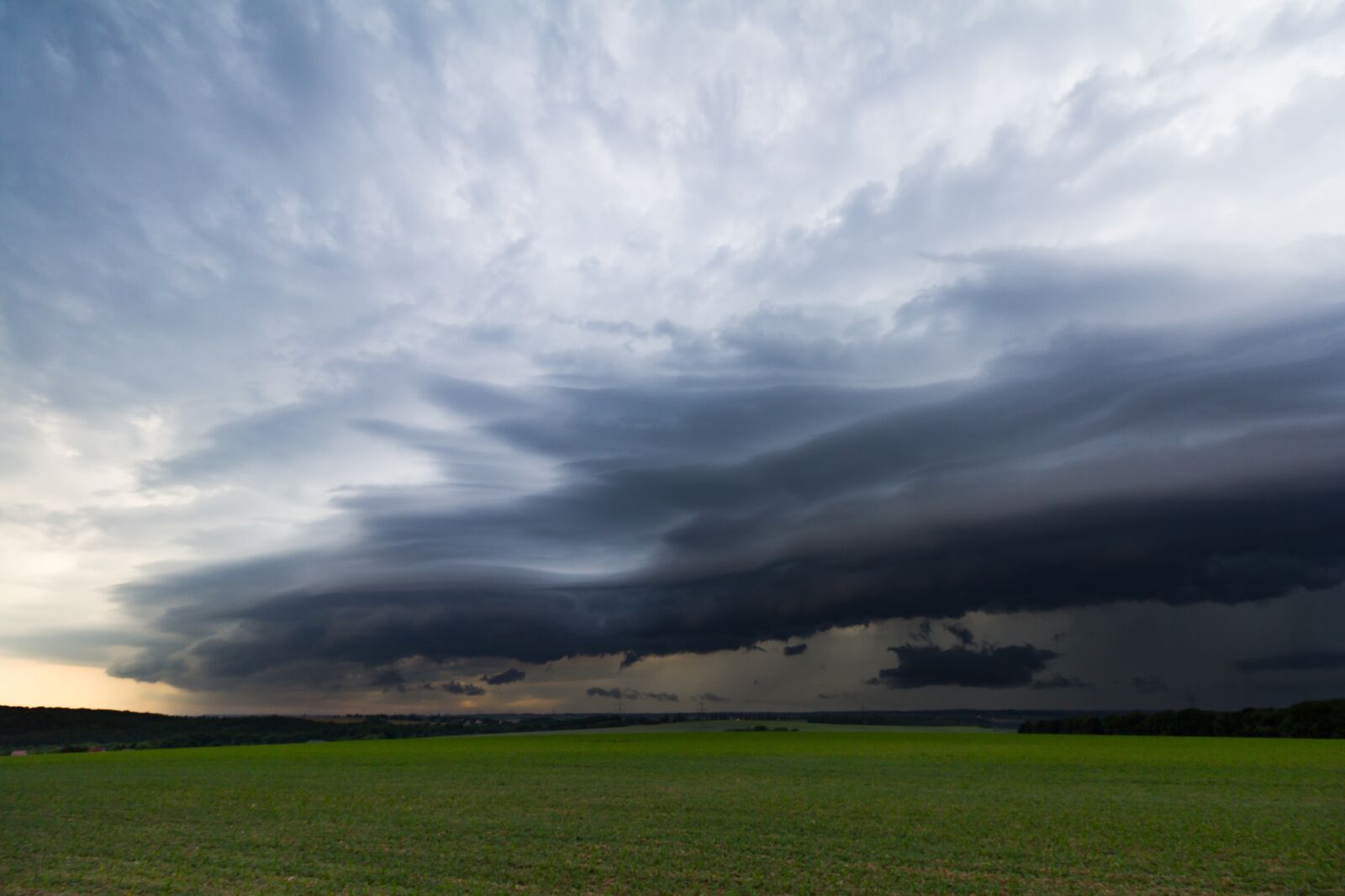 Canon EOS 60D sample photo. Thunderstorm, storm, shelf cloud photography