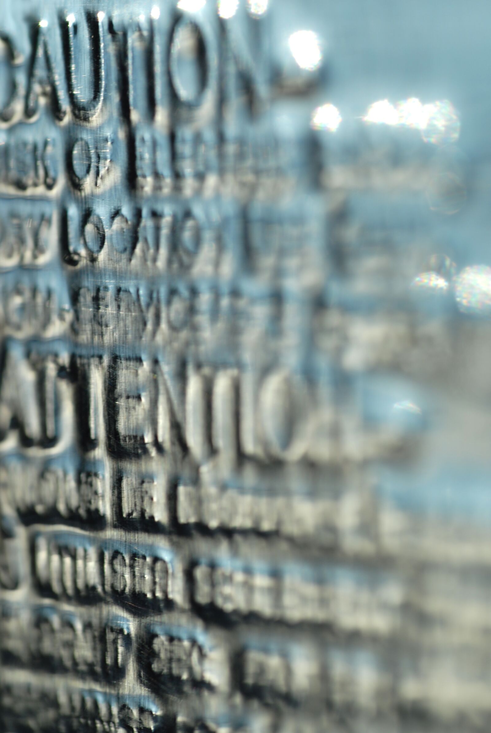Nikon D200 sample photo. Text, metal, texture photography