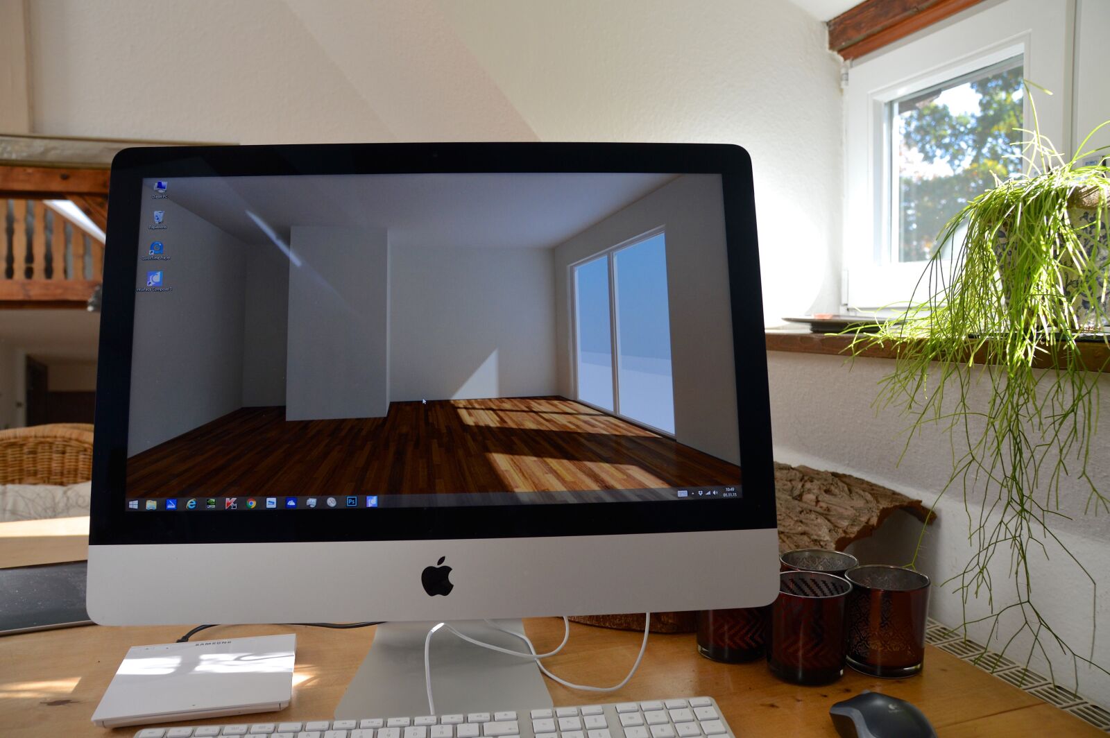 Nikon D3200 sample photo. Workplace, mac, macintosh photography