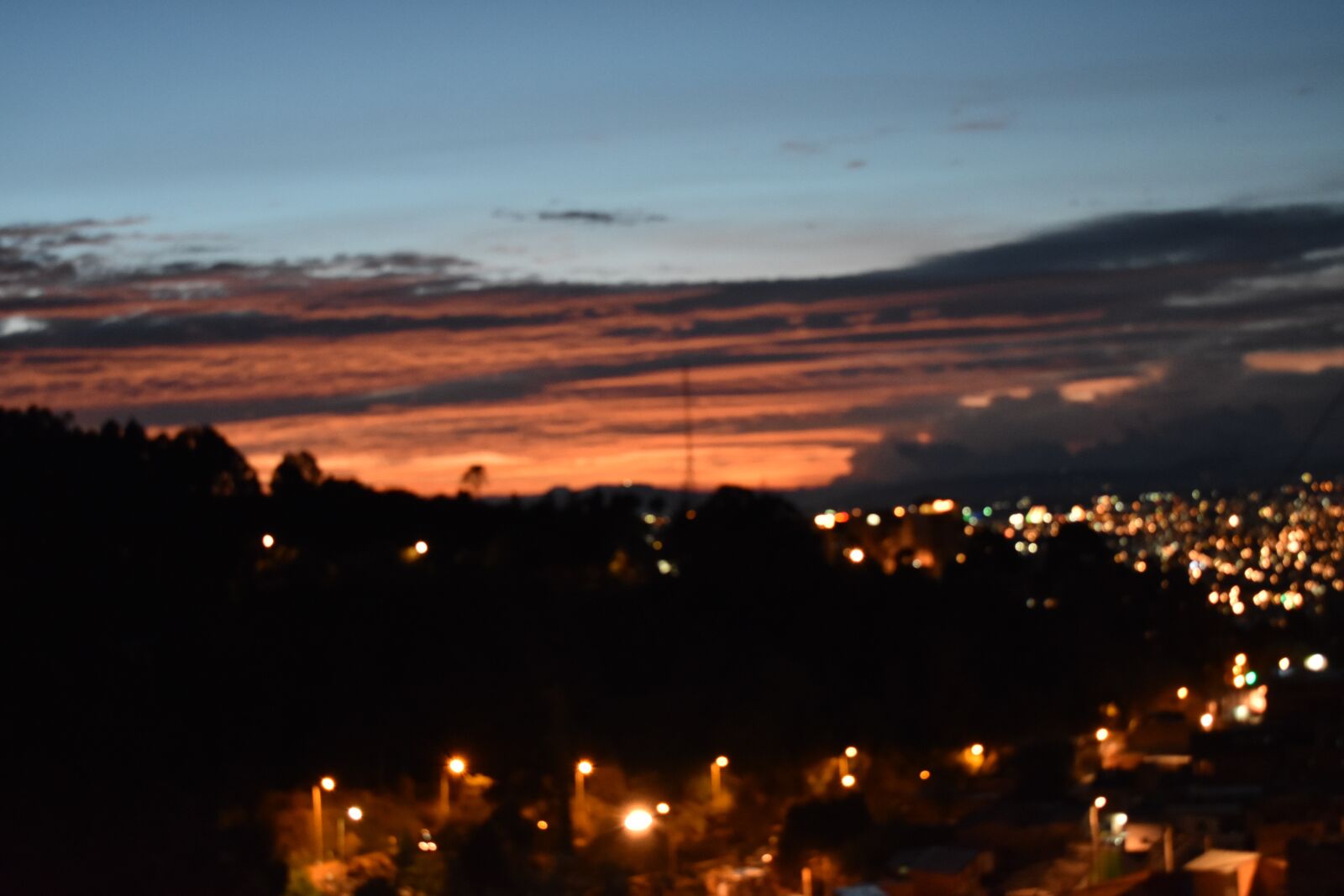 Nikon D3400 sample photo. Bogotá, chapinero alto, sunset photography