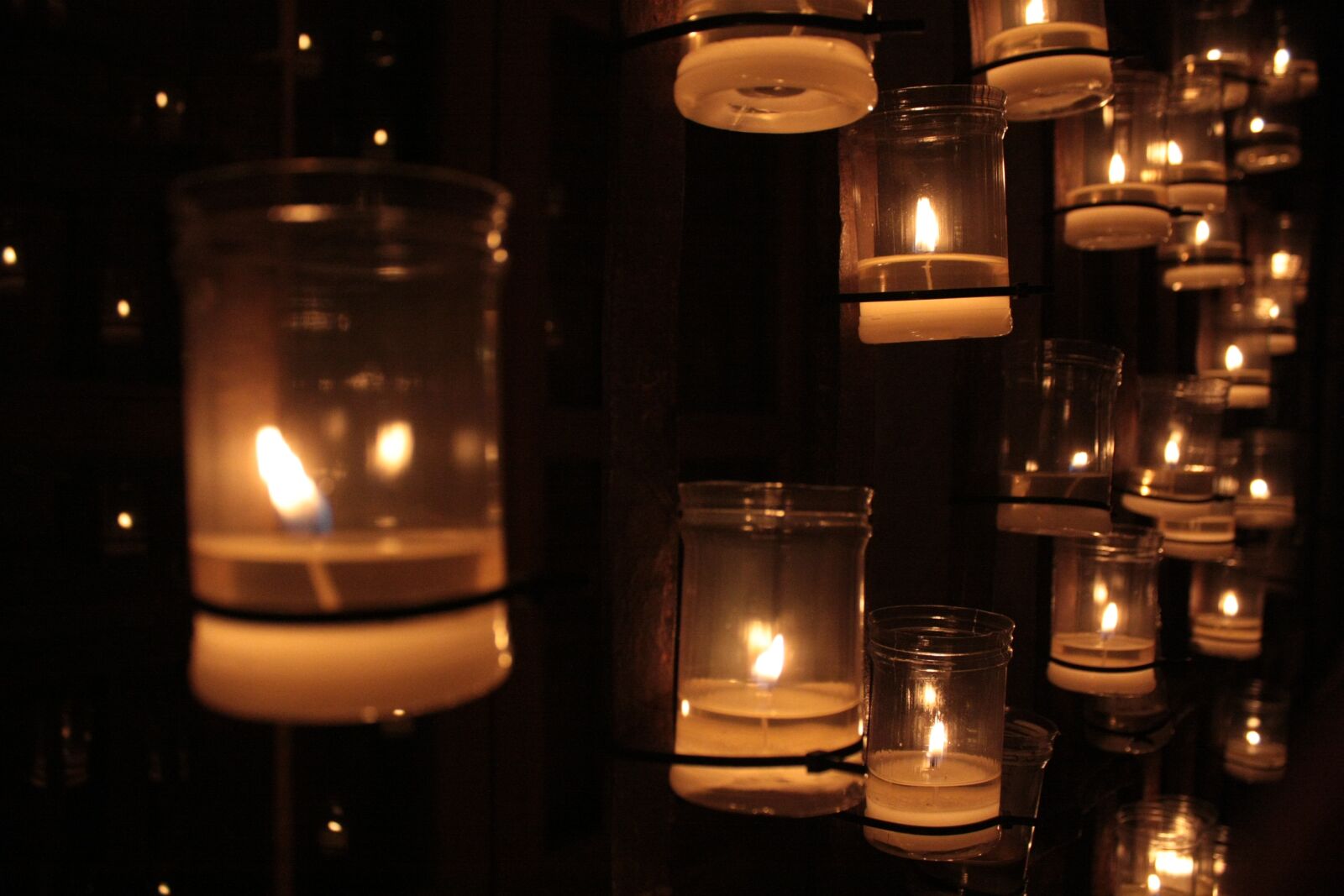 Canon EOS 450D (EOS Rebel XSi / EOS Kiss X2) sample photo. Candles, night, romance photography