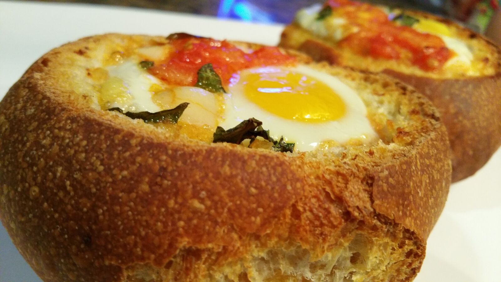 Samsung Galaxy Note4 sample photo. Bread, filling, egg photography