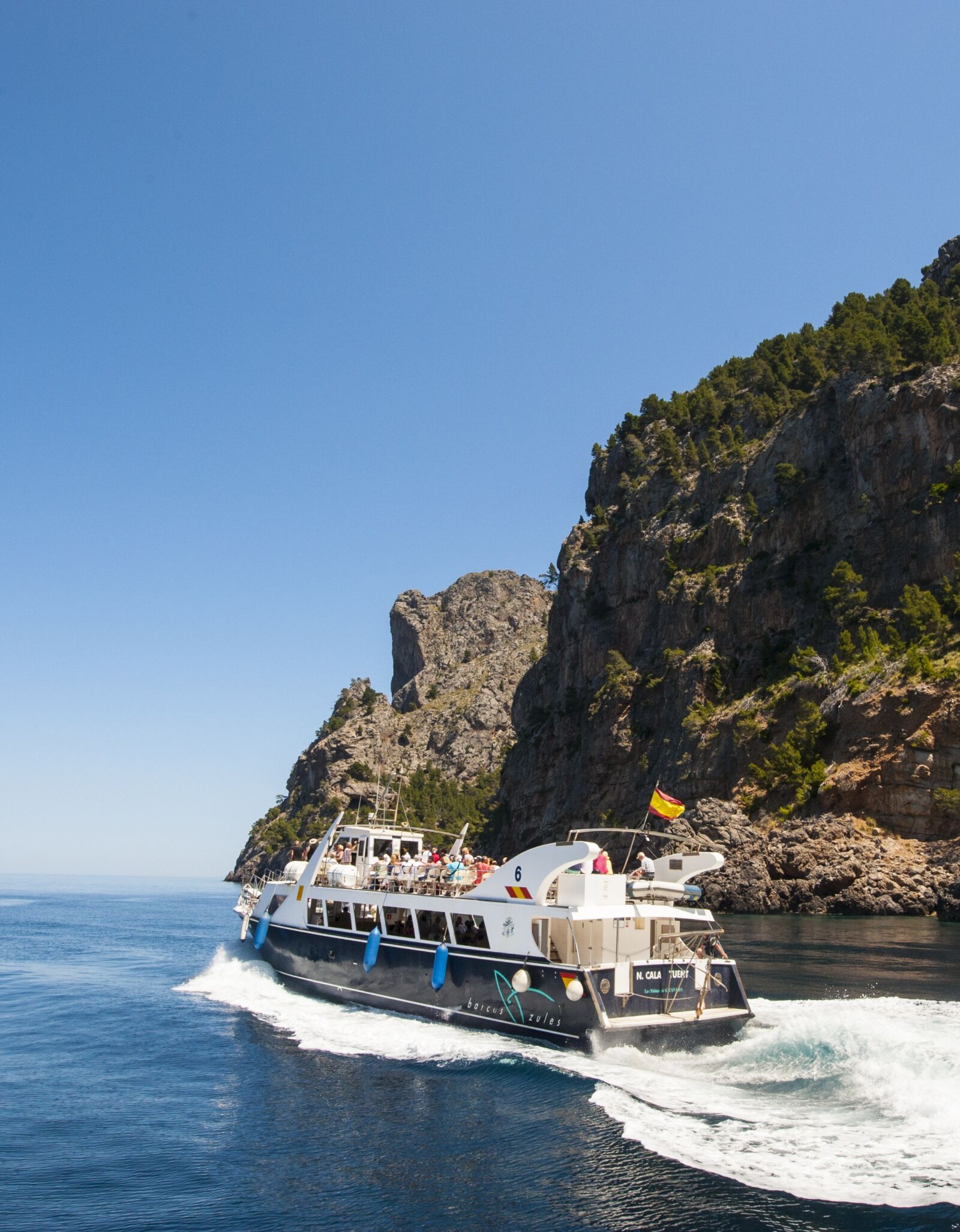 Nikon D700 sample photo. Blue boats, tramuntana coast photography