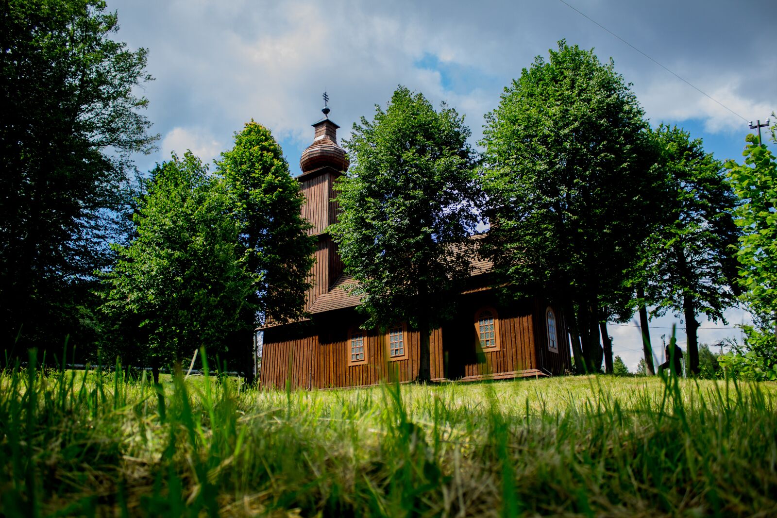 Canon EOS 1200D (EOS Rebel T5 / EOS Kiss X70 / EOS Hi) sample photo. Wooden church, church, tower photography