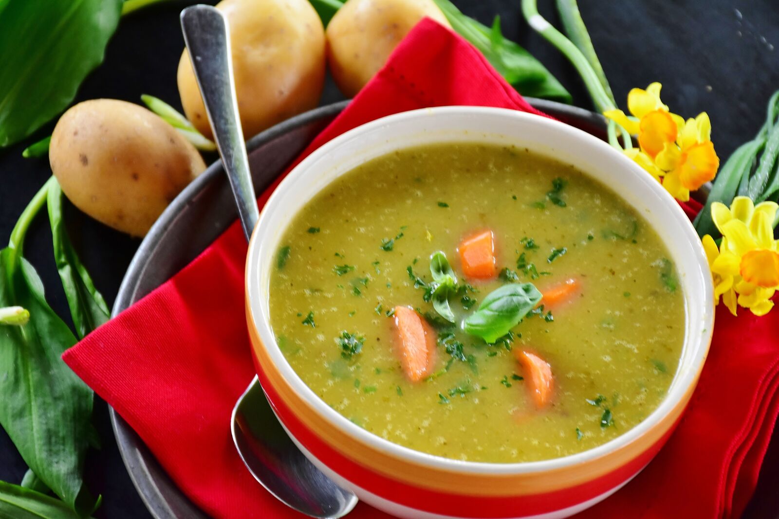 Nikon D7200 sample photo. Potato soup, potato, soup photography