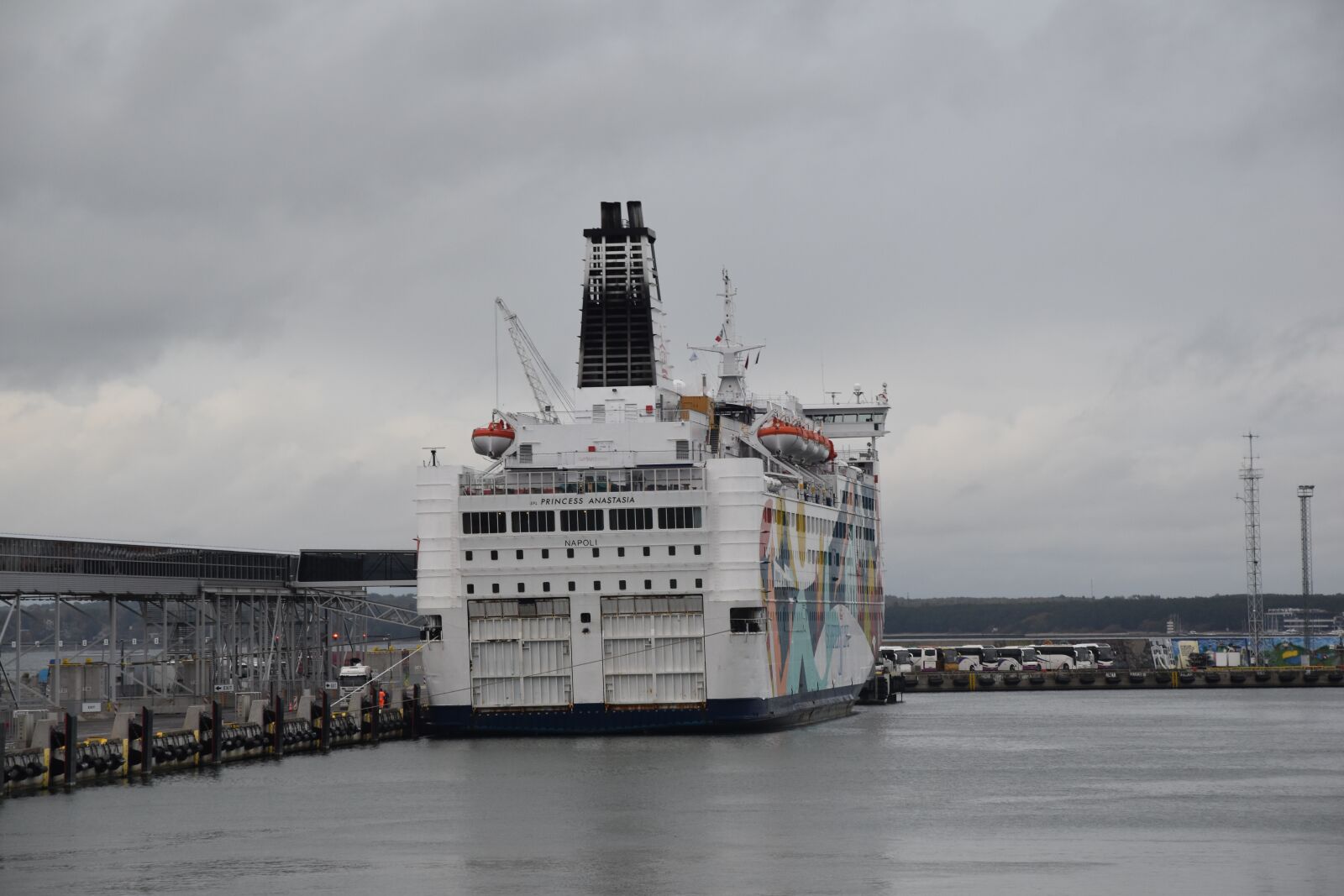 Nikon D5500 sample photo. Ferry, princess anastasia, stockholm photography