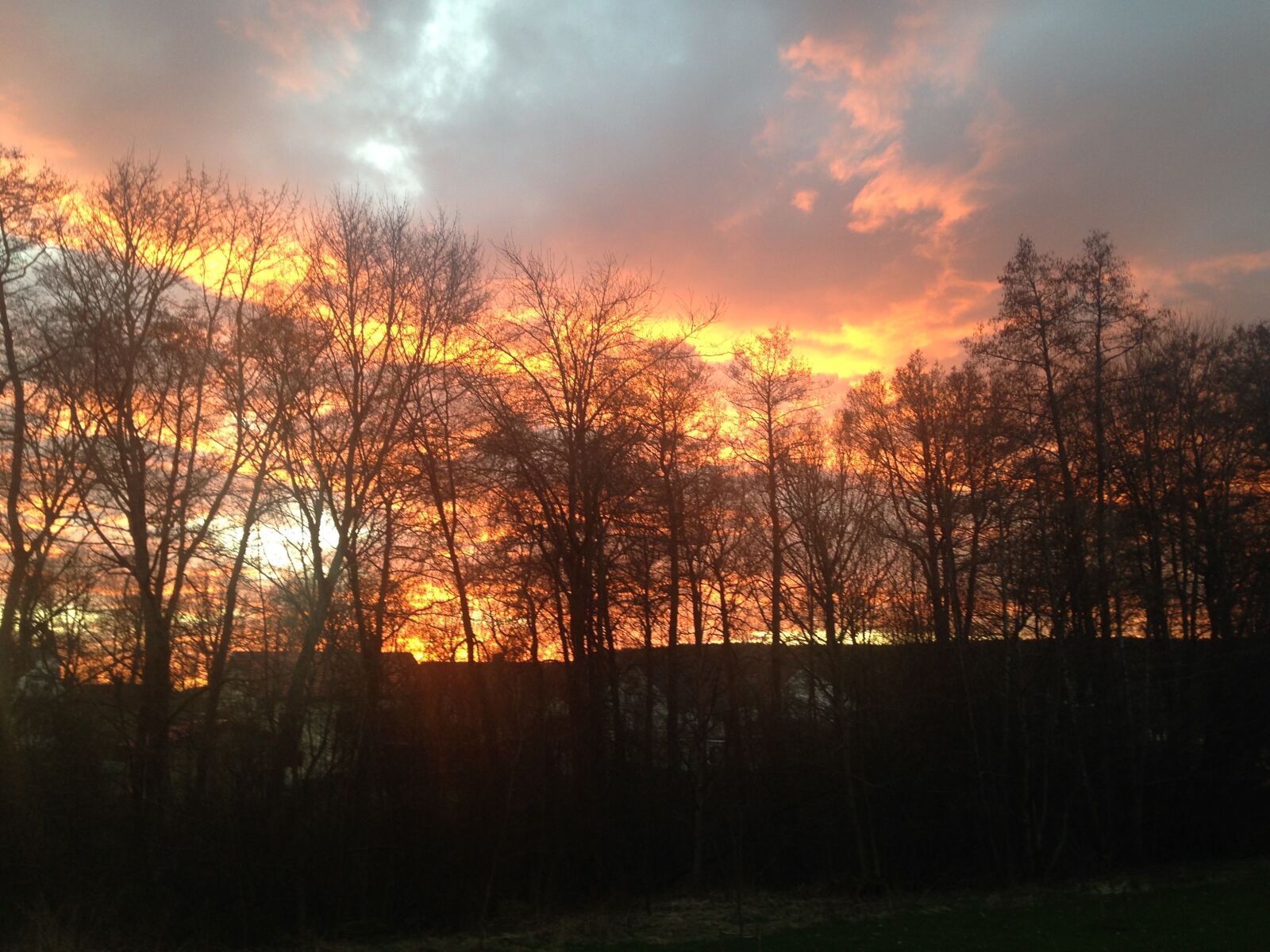 iPhone 5 back camera 4.12mm f/2.4 sample photo. Sunset, gothenburg, himmel photography