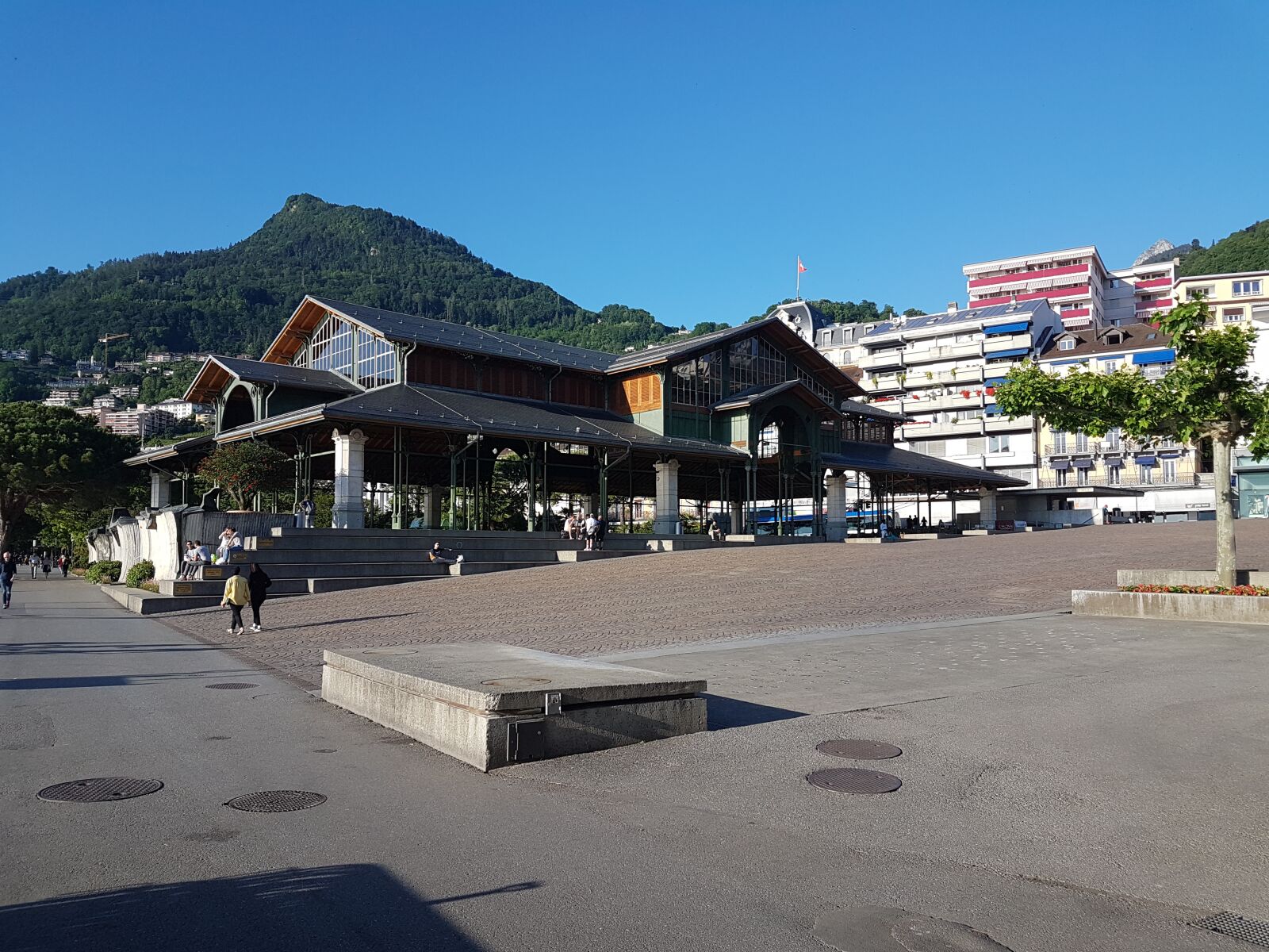 Samsung Galaxy S7 Edge sample photo. Montreux, switzerland, lake photography