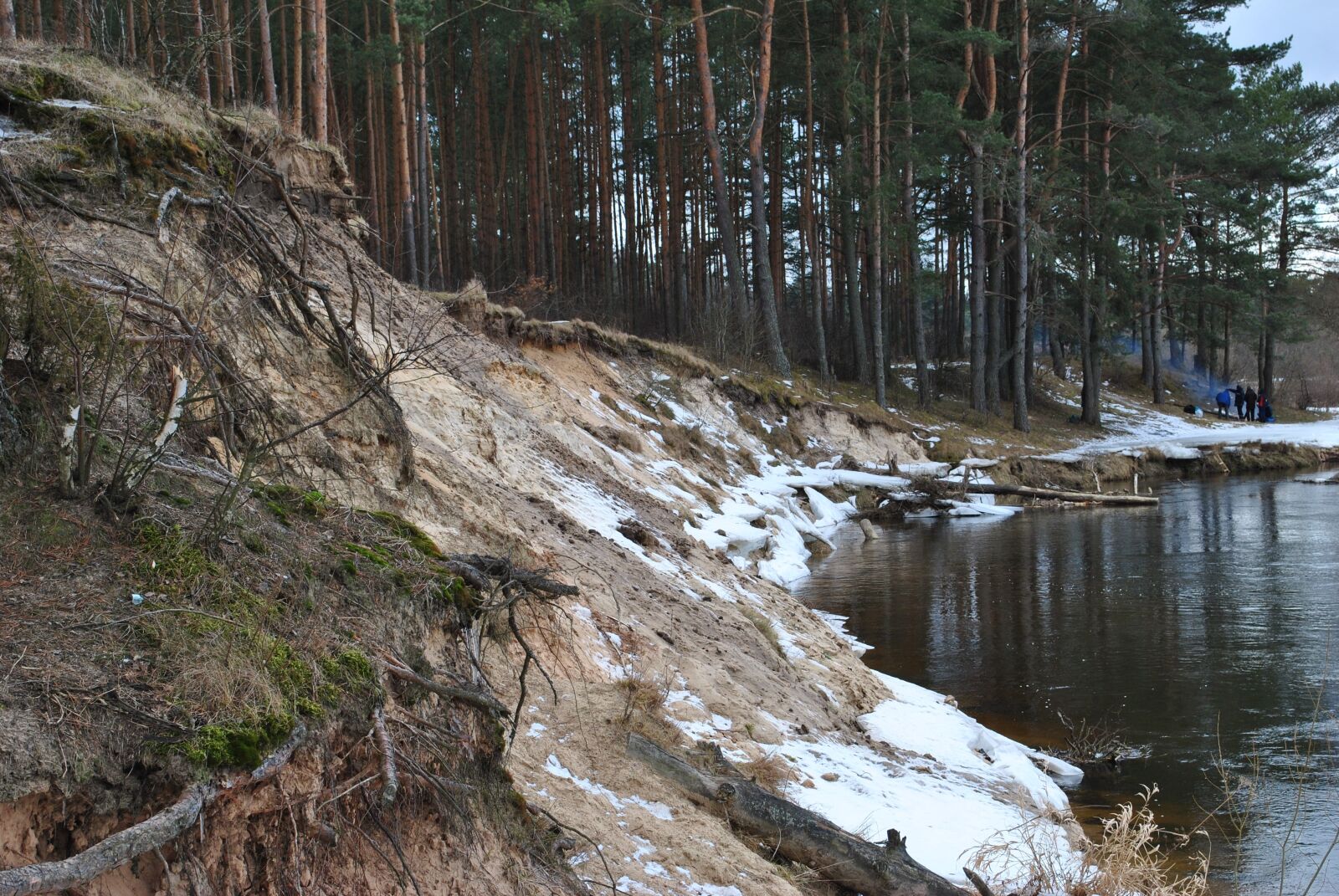 Nikon D3000 sample photo. Winter, winter river, nature photography