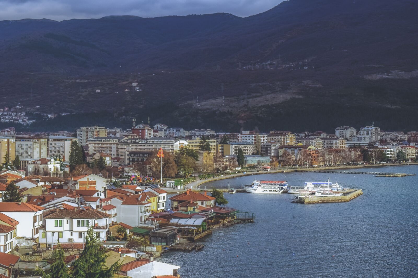 Nikon D3300 sample photo. Ohrid, north macedonia, town photography