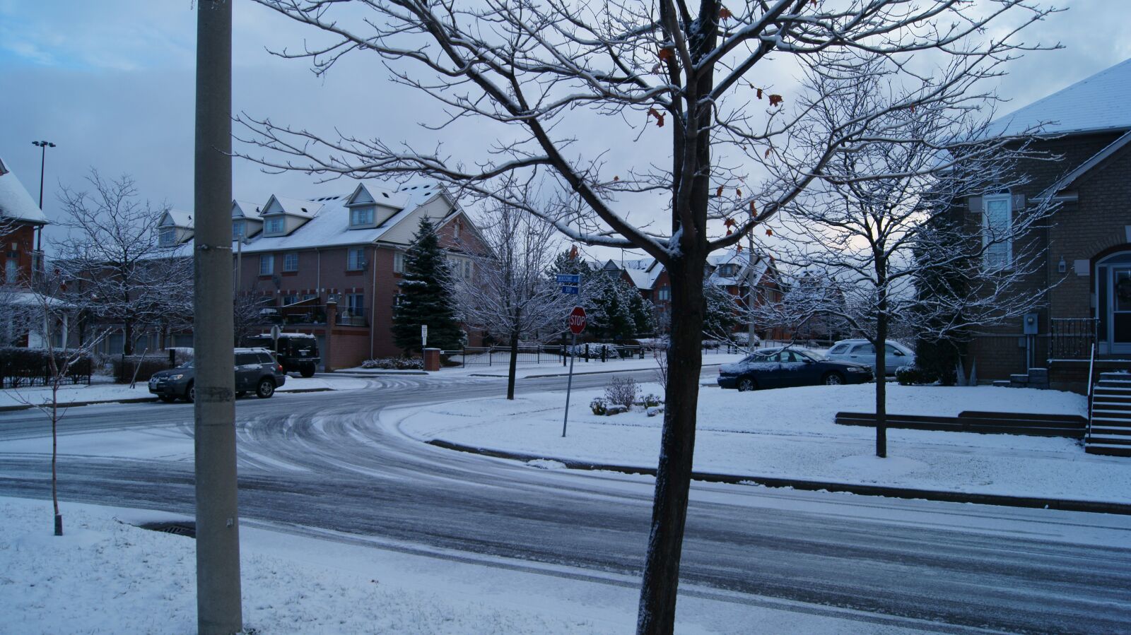 Sony SLT-A37 sample photo. Toronto, snow, canada photography