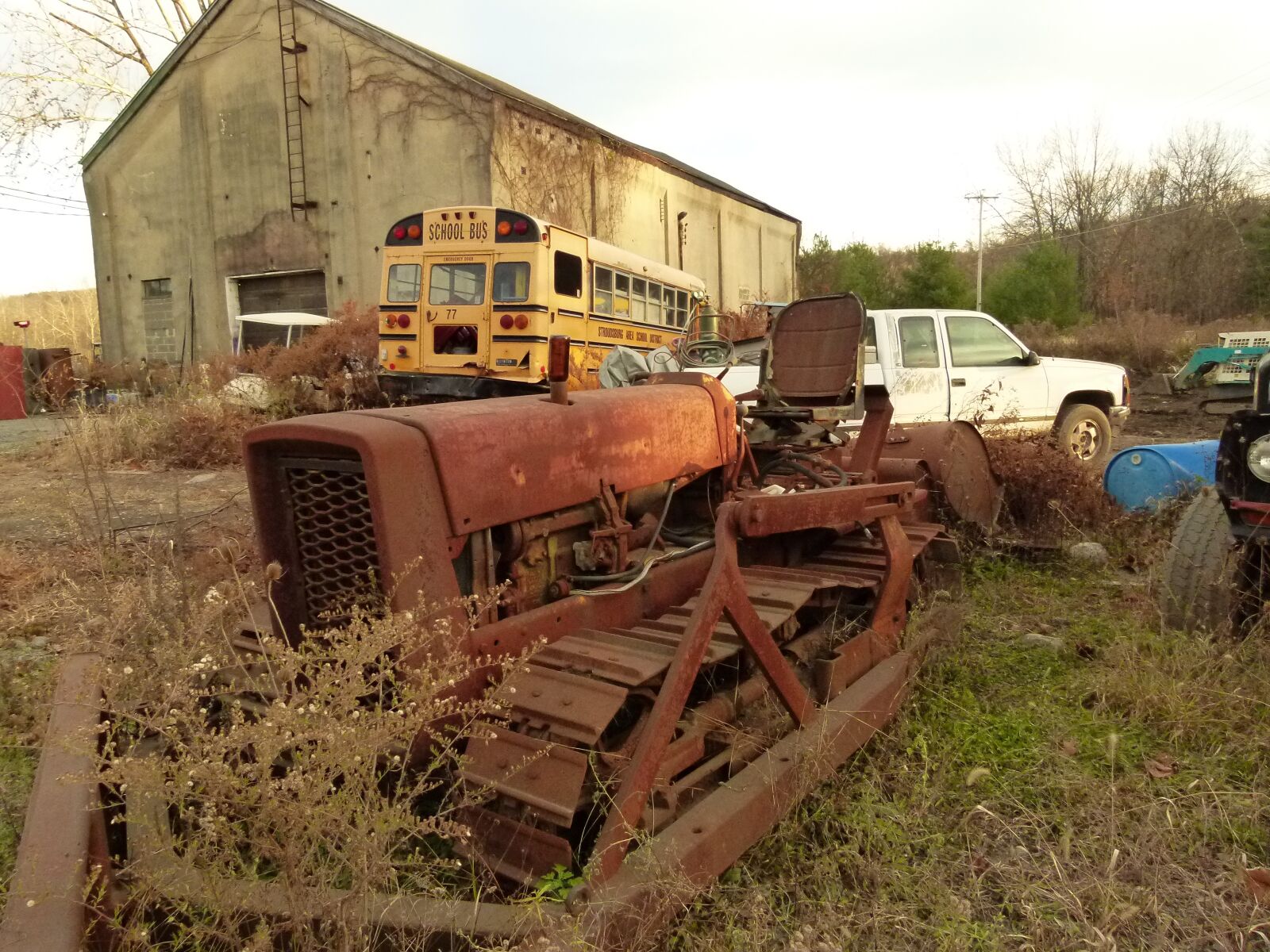 Panasonic Lumix DMC-FZ100 sample photo. Scrap metal yard, metal photography
