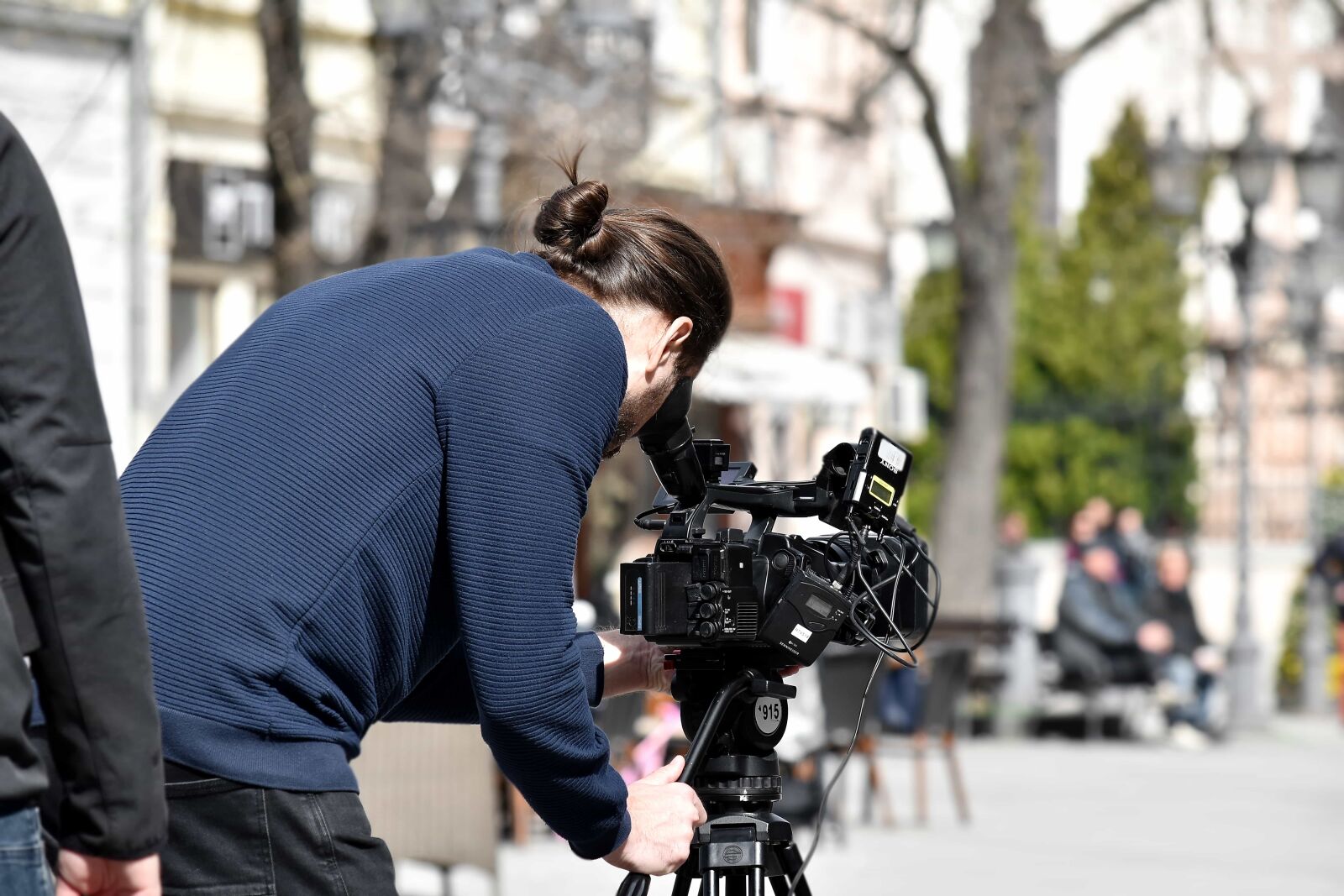 Nikon D5500 sample photo. Camera, employment, man, recording photography