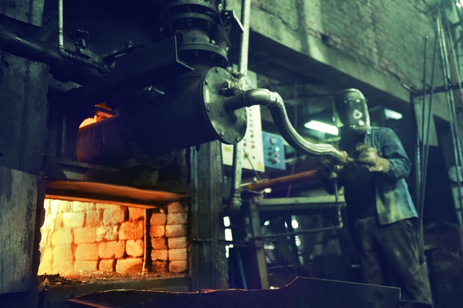 Nikon D750 sample photo. Steel, industry, worker photography