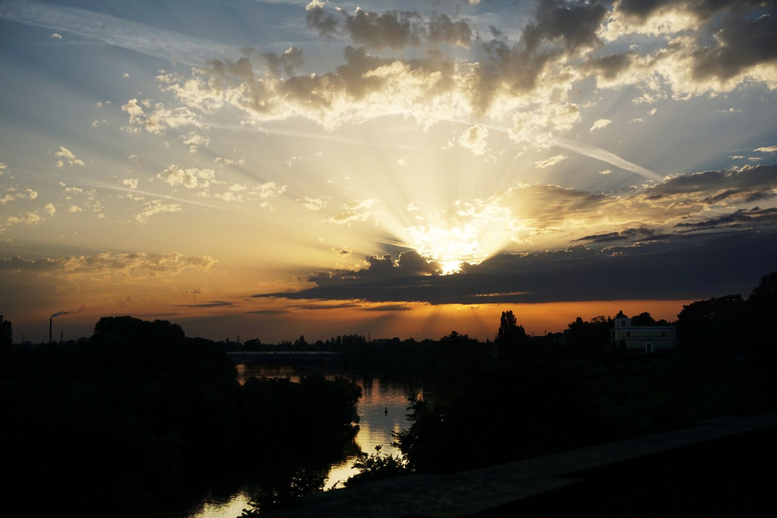Sony a6000 sample photo. Sunset, aschaffenburg, main photography